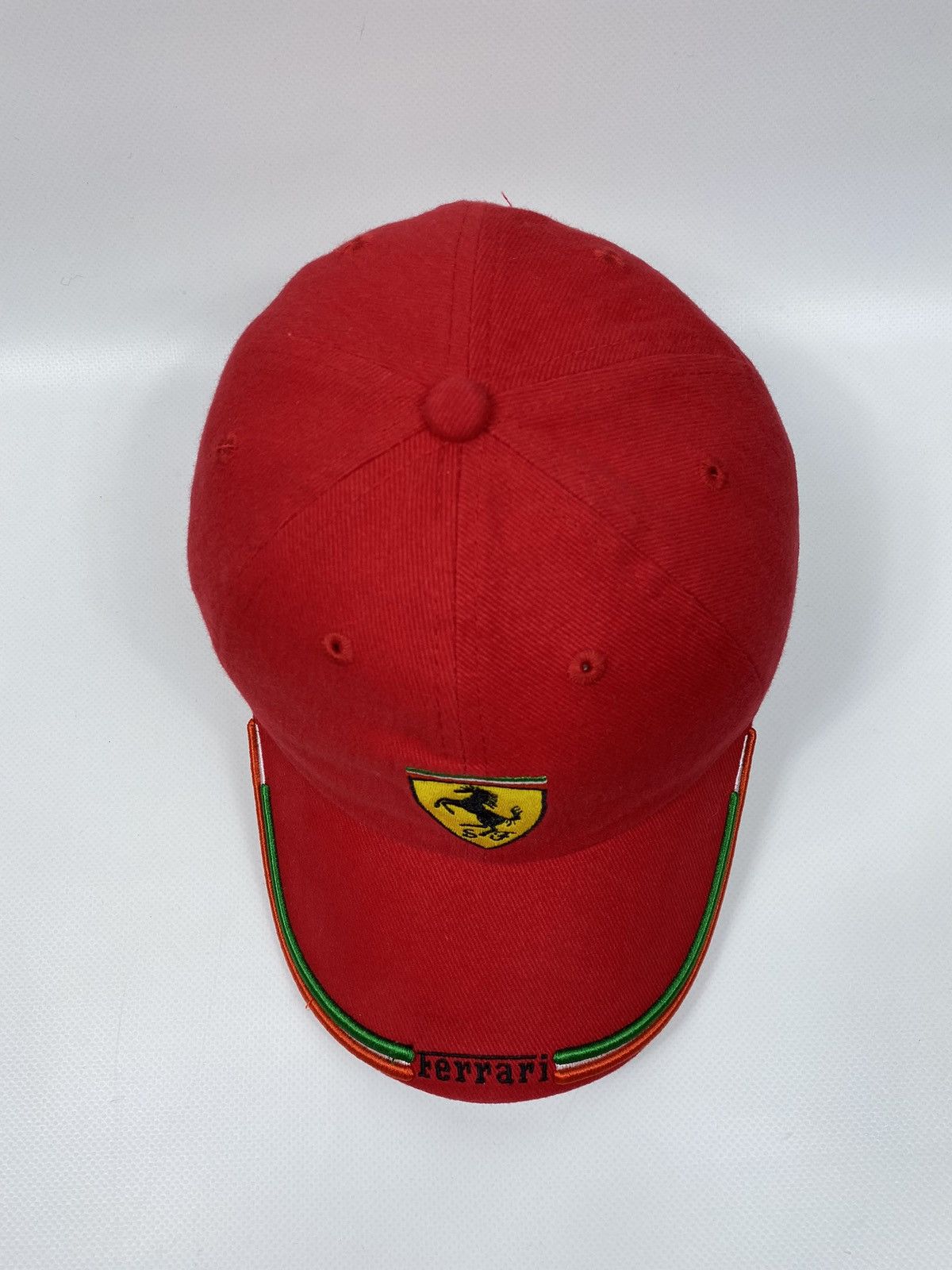 Ferrari 🔥LASTDROP🔥#29 Italian Flag Red Vintage Authentic Hat Cap Size ONE SIZE - 5 Thumbnail