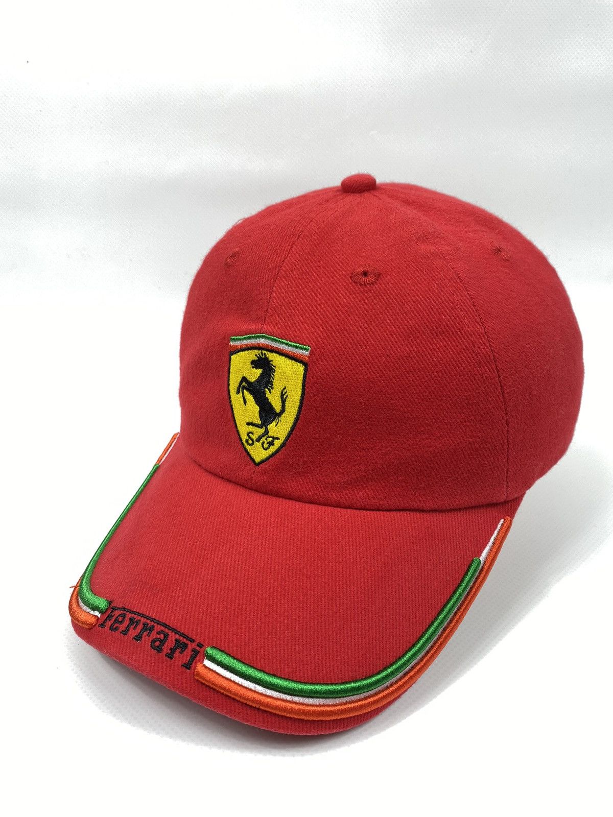 Ferrari 🔥LASTDROP🔥#29 Italian Flag Red Vintage Authentic Hat Cap Size ONE SIZE - 3 Thumbnail