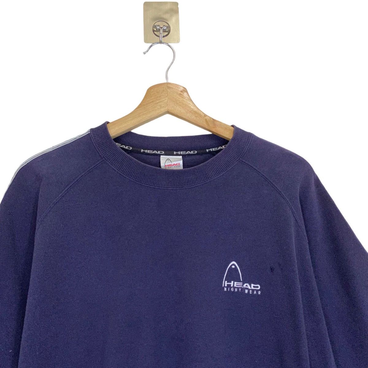 Japanese Brand Vintage Head Small Logo Crewneck Sweatshirt Size M Size US M / EU 48-50 / 2 - 4 Thumbnail