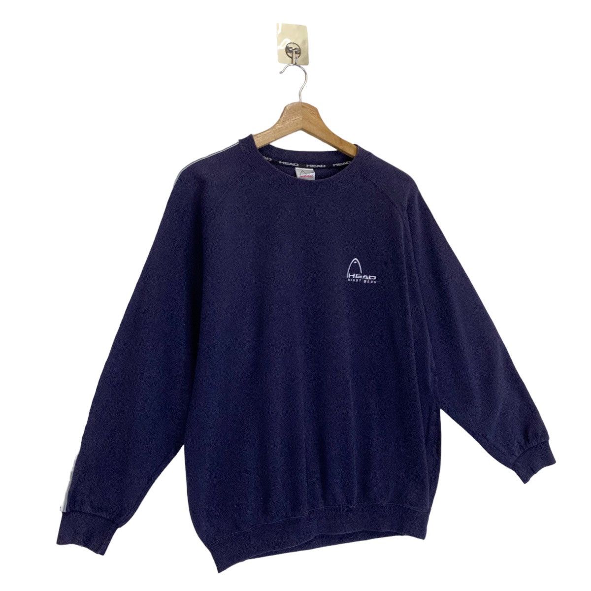 Japanese Brand Vintage Head Small Logo Crewneck Sweatshirt Size M Size US M / EU 48-50 / 2 - 2 Thumbnail
