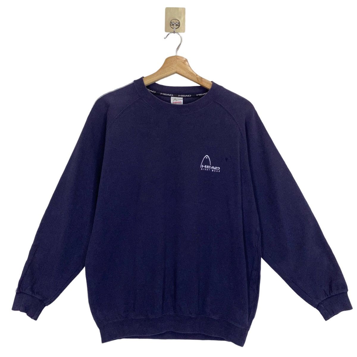 Japanese Brand Vintage Head Small Logo Crewneck Sweatshirt Size M Size US M / EU 48-50 / 2 - 1 Thumbnail