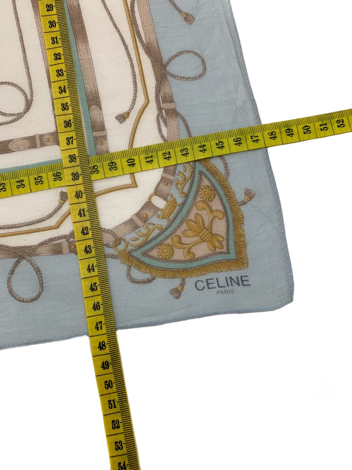Celine × Other Vintage Celine Bandana Handkerchief Neckerchief Turban Size ONE SIZE - 4 Thumbnail