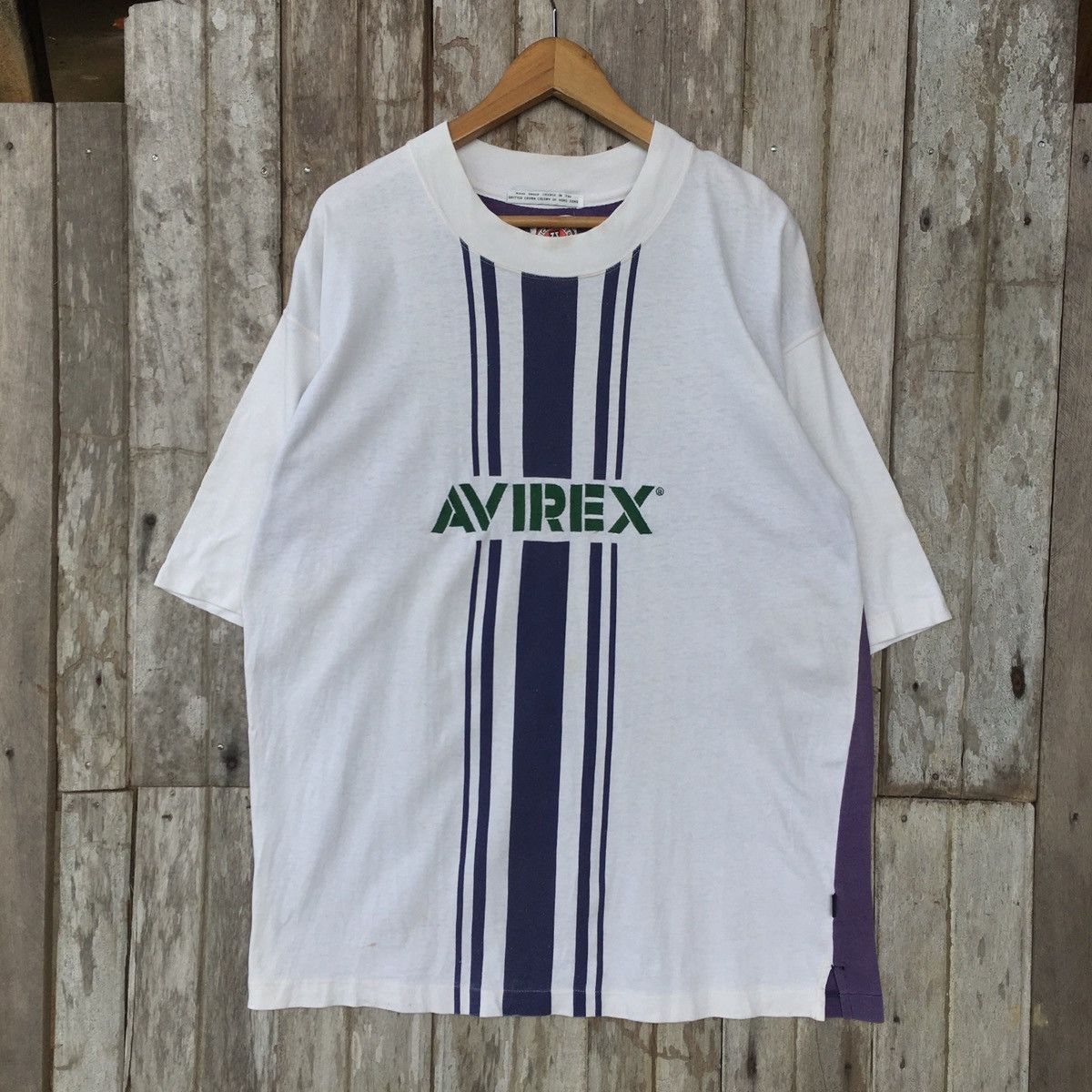 Avirex Thrashed Faded Vintage Avirex Embroidered ERD GRUNGE TEE Size US XL / EU 56 / 4 - 1 Thumbnail