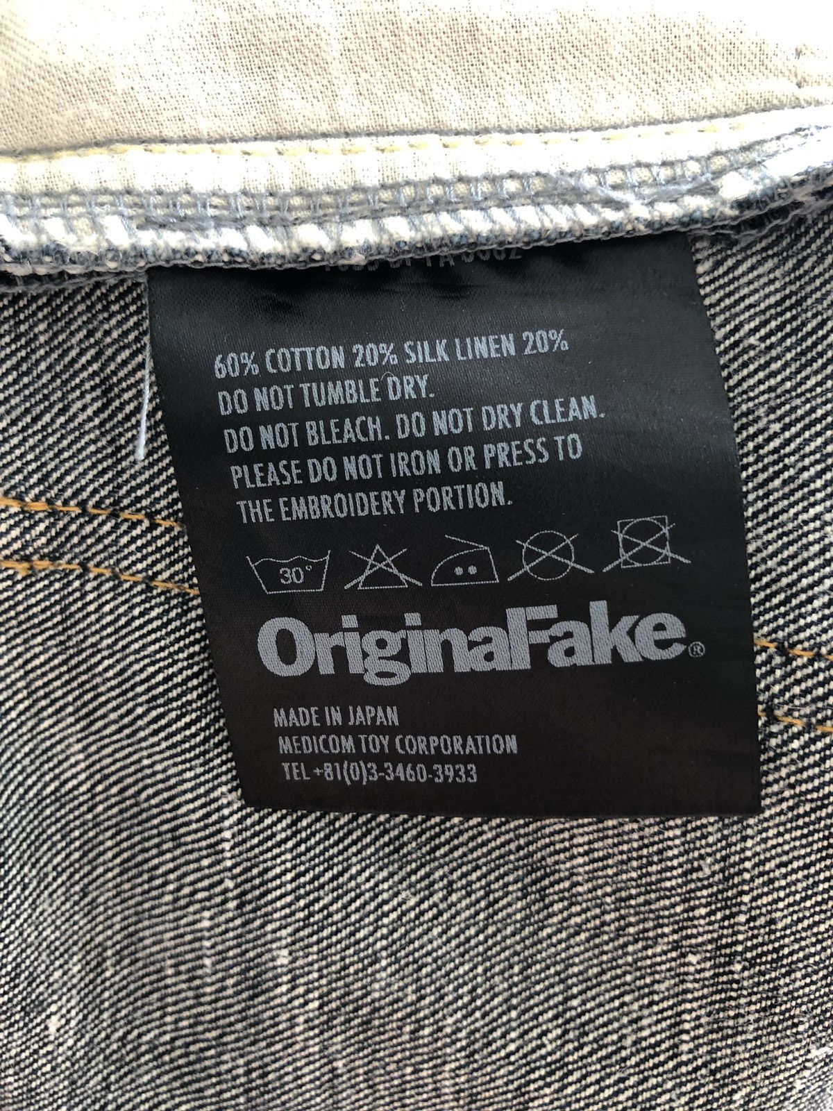 Kaws GRAIL🔥SS10 Original Fake Kaws White Selvage Denim Size US 30 / EU 46 - 13 Thumbnail