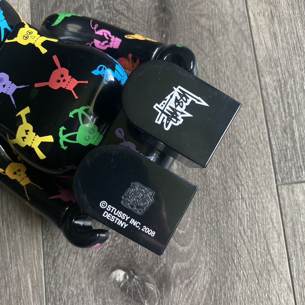 Stussy Stussy x Bearbrick x Futura Medicom 400% Skull Design Rare Size ONE SIZE - 10 Thumbnail
