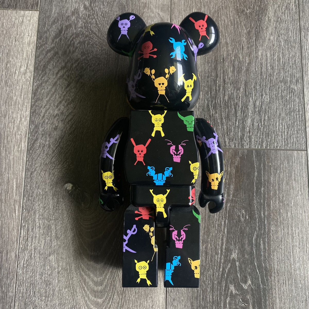 Stussy Stussy x Bearbrick x Futura Medicom 400% Skull Design Rare Size ONE SIZE - 3 Thumbnail