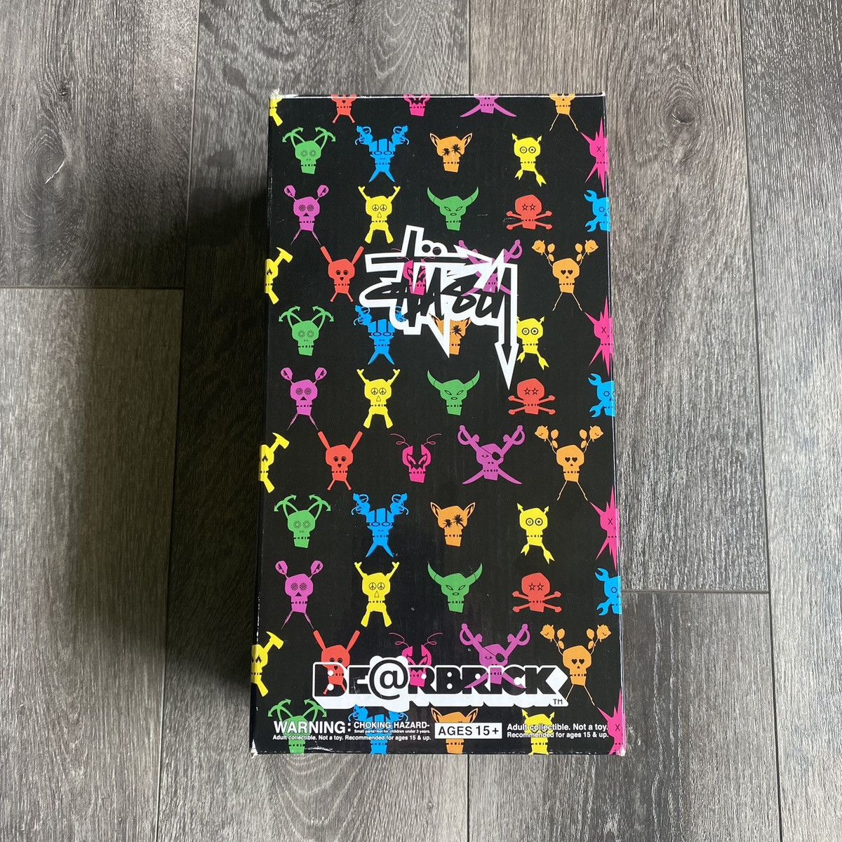 Stussy Stussy x Bearbrick x Futura Medicom 400% Skull Design Rare Size ONE SIZE - 9 Thumbnail