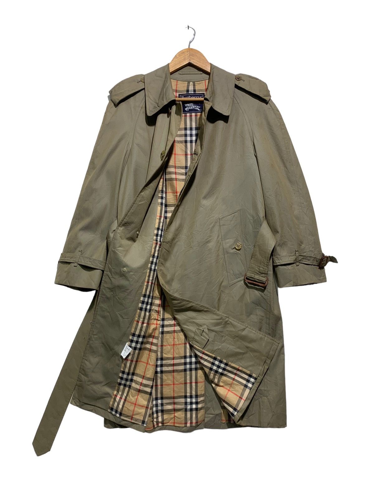 Burberry × Burberry Prorsum 🔥VTG BURBERRY NOVACHECK TRENCH COATS Size US S / EU 44-46 / 1 - 1 Thumbnail