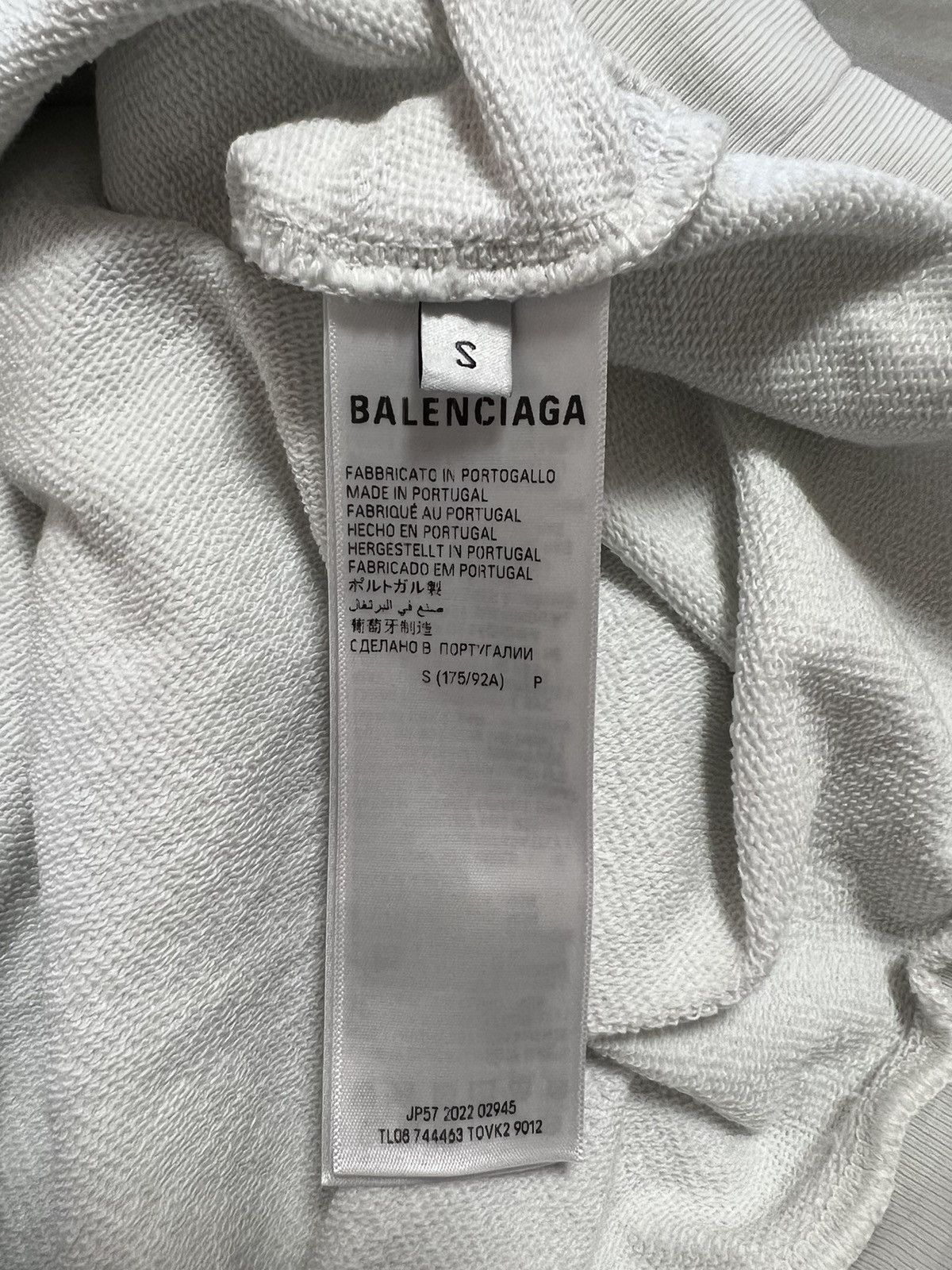Balenciaga BALENCIAGA DIY COLLEGE HOODIE Size US S / EU 44-46 / 1 - 5 Thumbnail