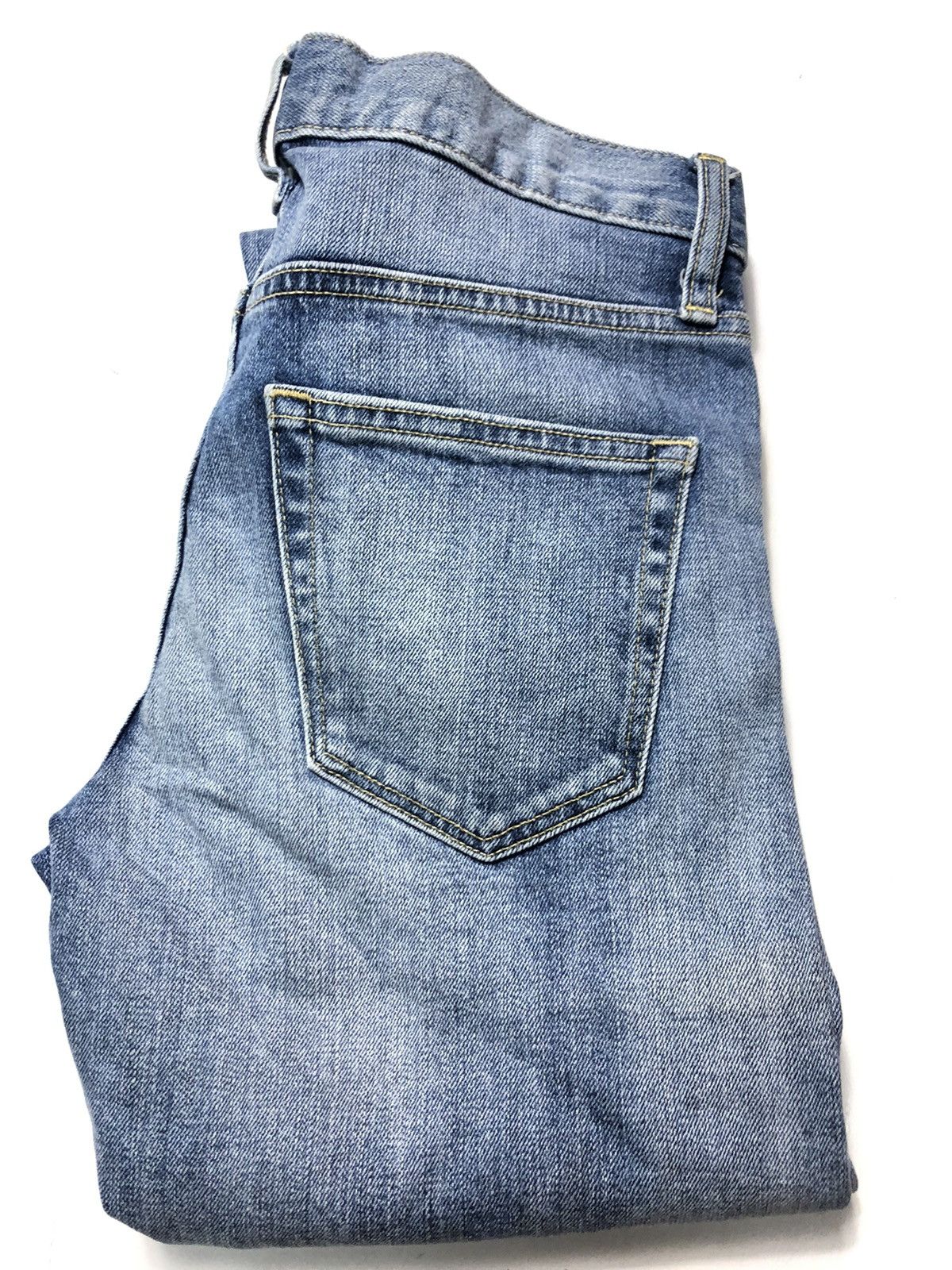 Uniqlo × Vintage VINTAGE UNIQLO SELVEDGE SLIM STRAIGHT BLUE WASH DENIM Size US 28 / EU 44 - 17 Thumbnail