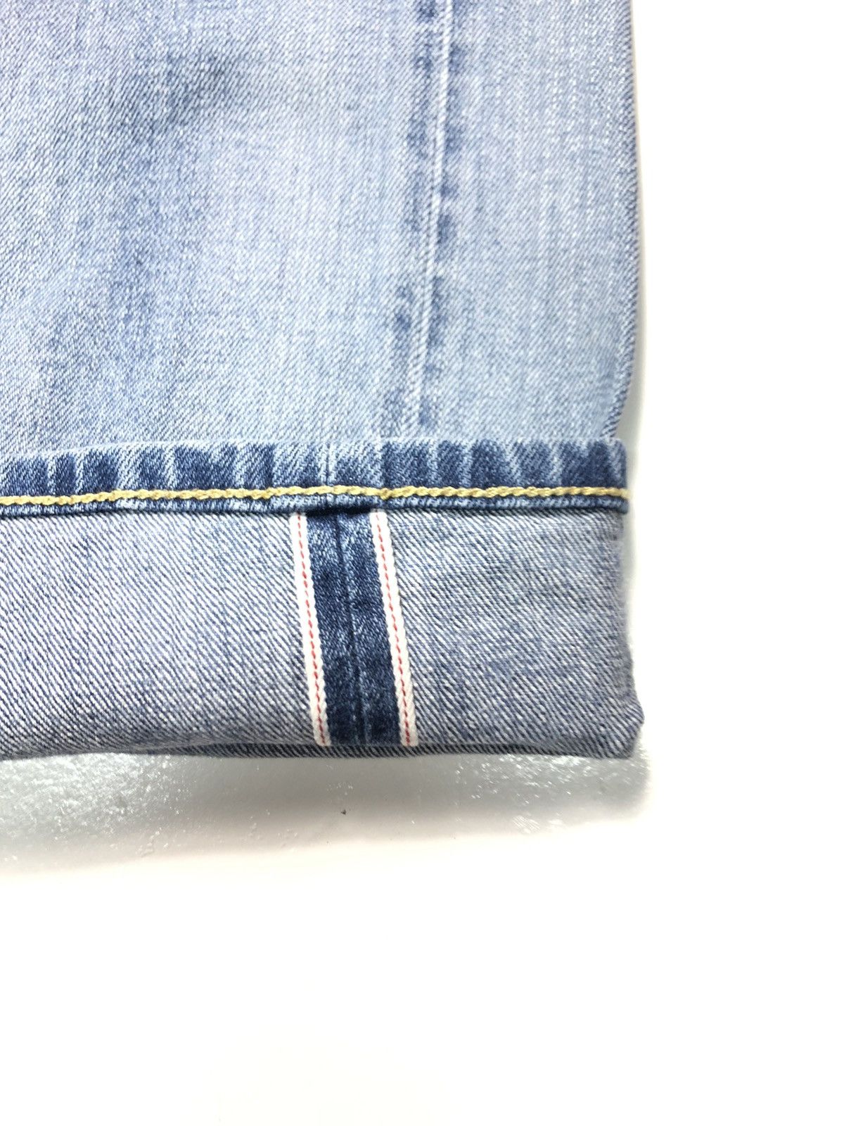 Uniqlo × Vintage VINTAGE UNIQLO SELVEDGE SLIM STRAIGHT BLUE WASH DENIM Size US 28 / EU 44 - 3 Thumbnail