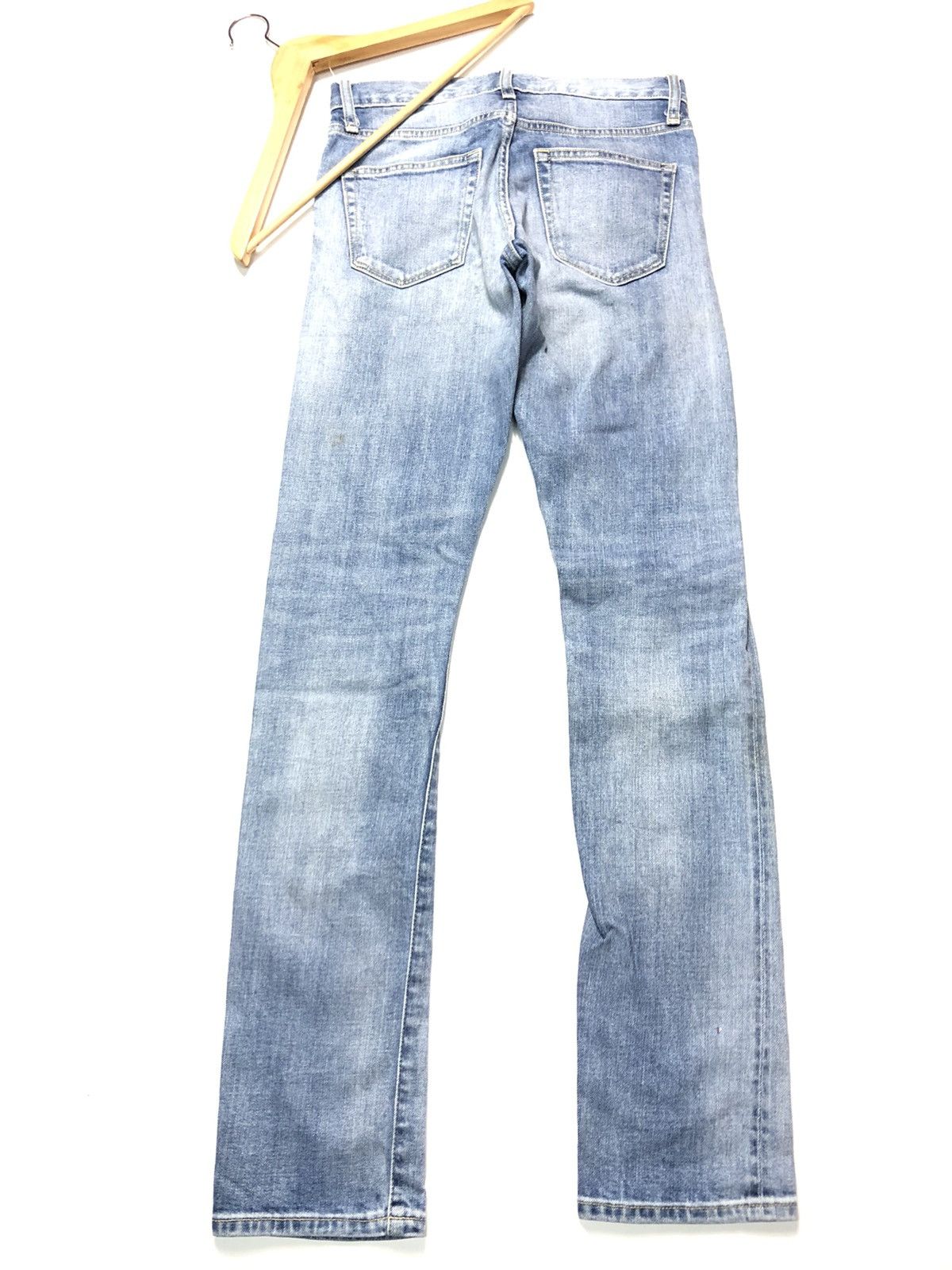 Uniqlo × Vintage VINTAGE UNIQLO SELVEDGE SLIM STRAIGHT BLUE WASH DENIM Size US 28 / EU 44 - 10 Thumbnail