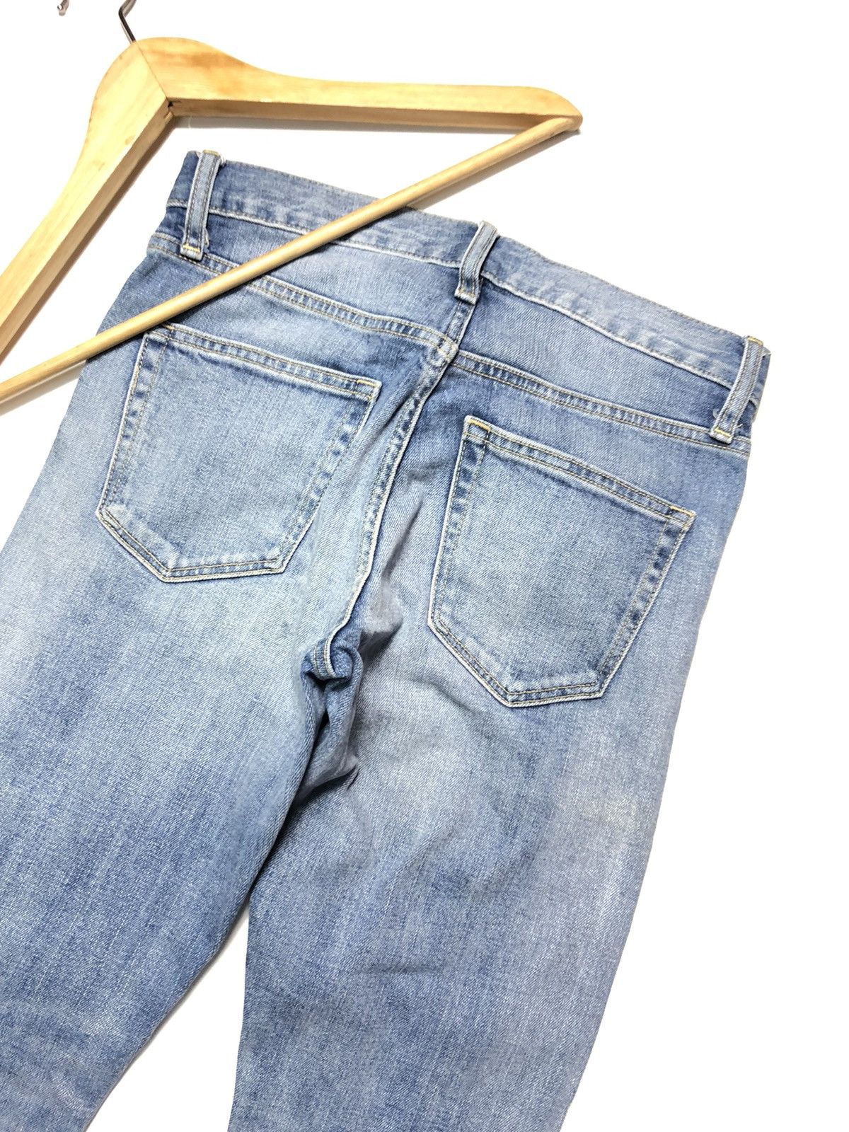 Uniqlo × Vintage VINTAGE UNIQLO SELVEDGE SLIM STRAIGHT BLUE WASH DENIM Size US 28 / EU 44 - 11 Thumbnail