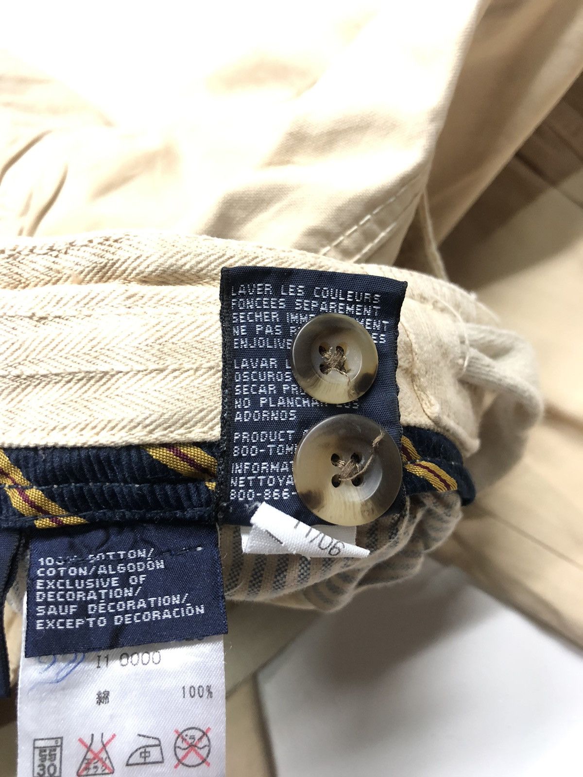 Tommy Hilfiger × Vintage VINTAGE TOMMY HIFIGER CAMPUS CASUAL FIT CARGO PANTS Size US 31 - 15 Thumbnail