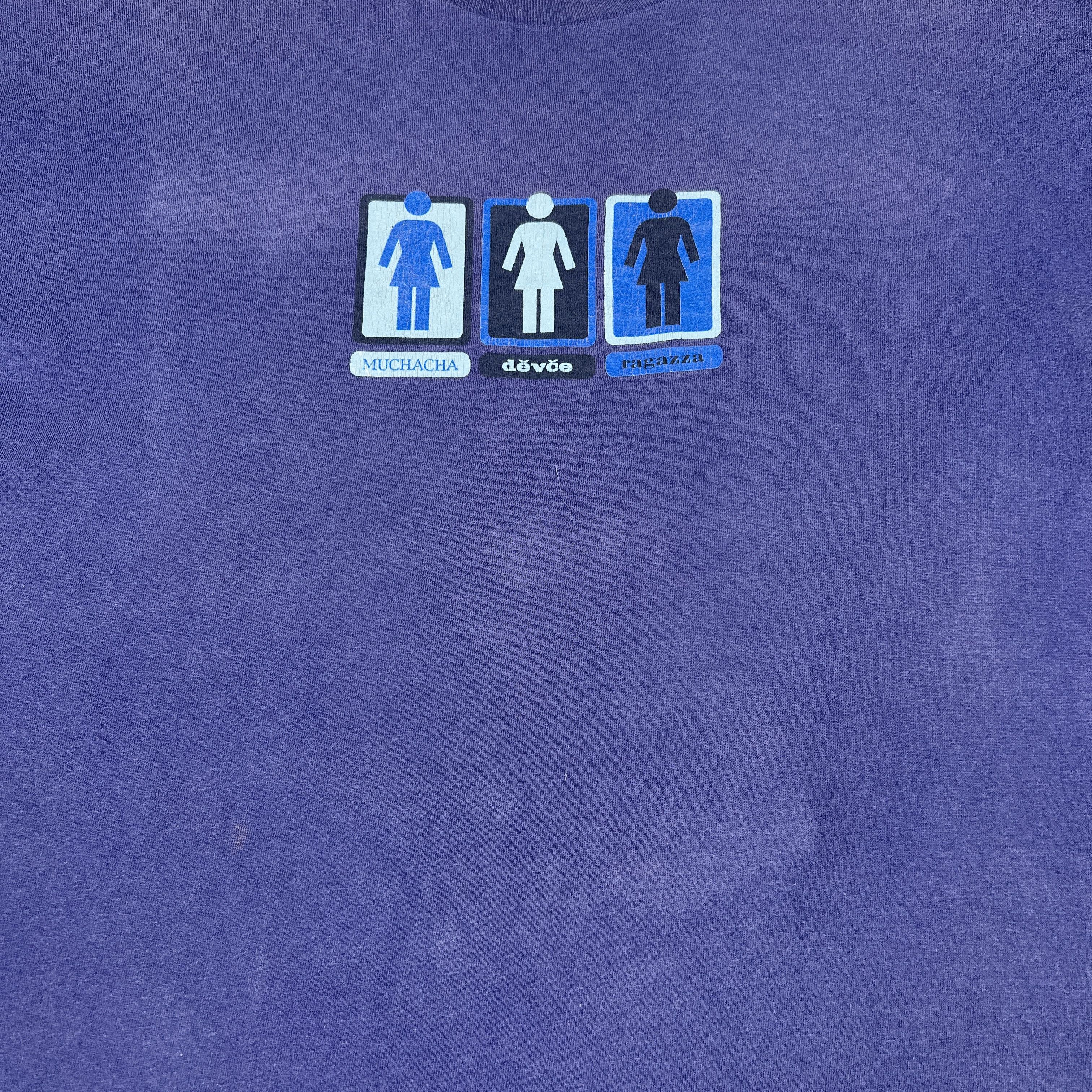 Girl Skateboards Vintage 90s Girl Skateboards ‘Translations’ T Shirt Size US XL / EU 56 / 4 - 5 Thumbnail