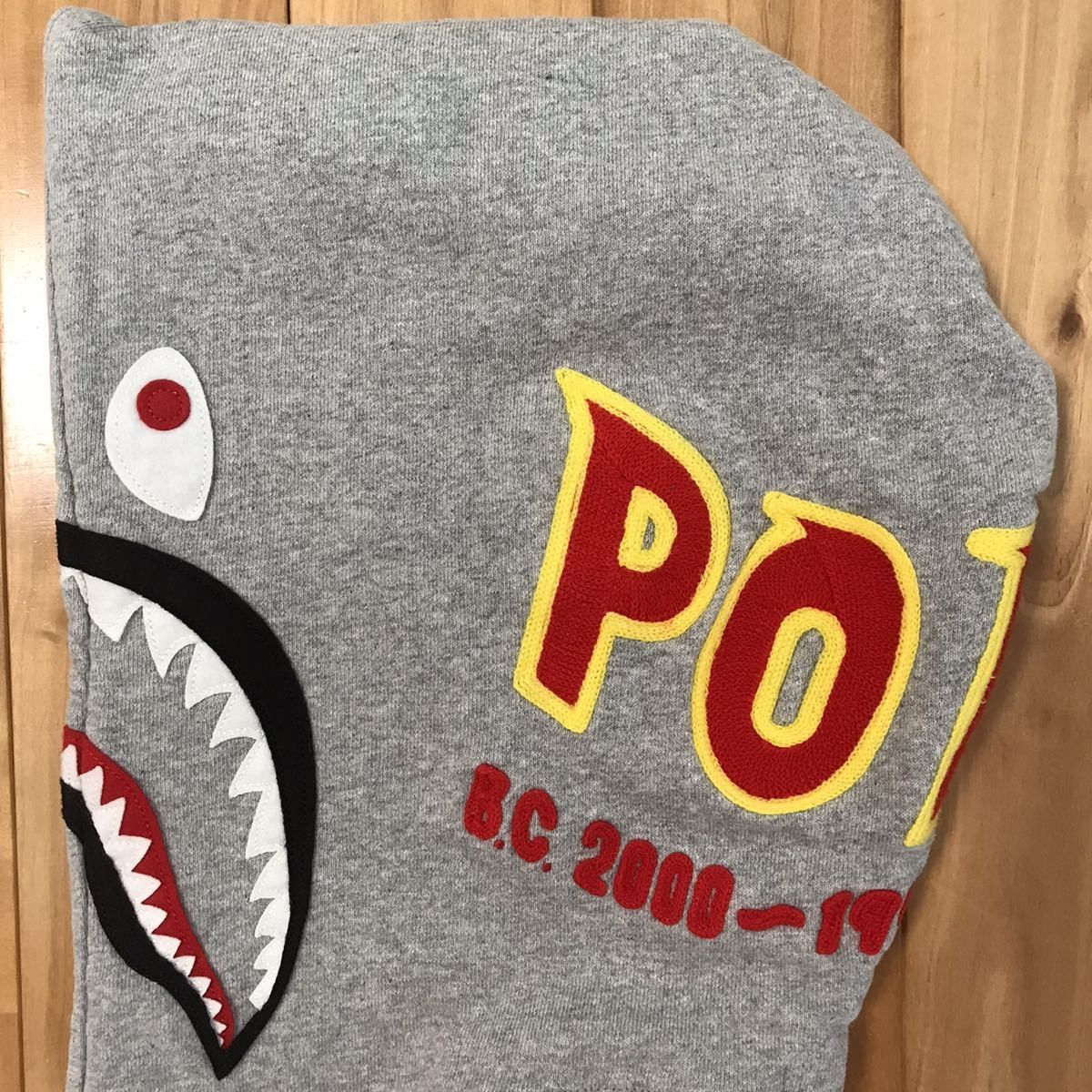 Bape BAPE Shark full zip hoodie Vest Gray PONR Size US S / EU 44-46 / 1 - 5 Thumbnail