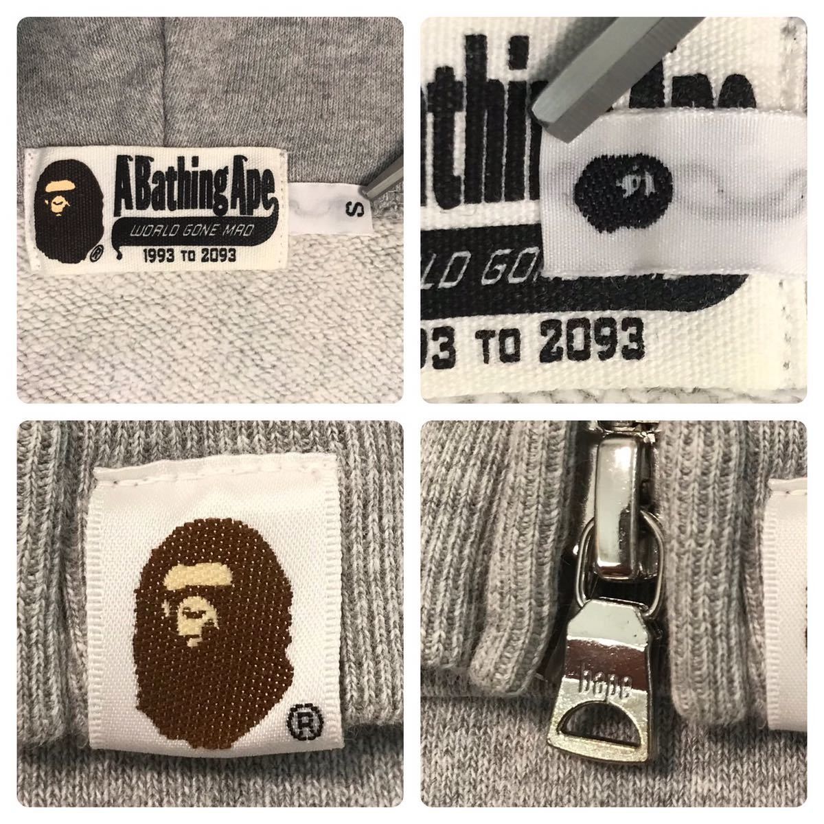 Bape BAPE Shark full zip hoodie Vest Gray PONR Size US S / EU 44-46 / 1 - 6 Thumbnail