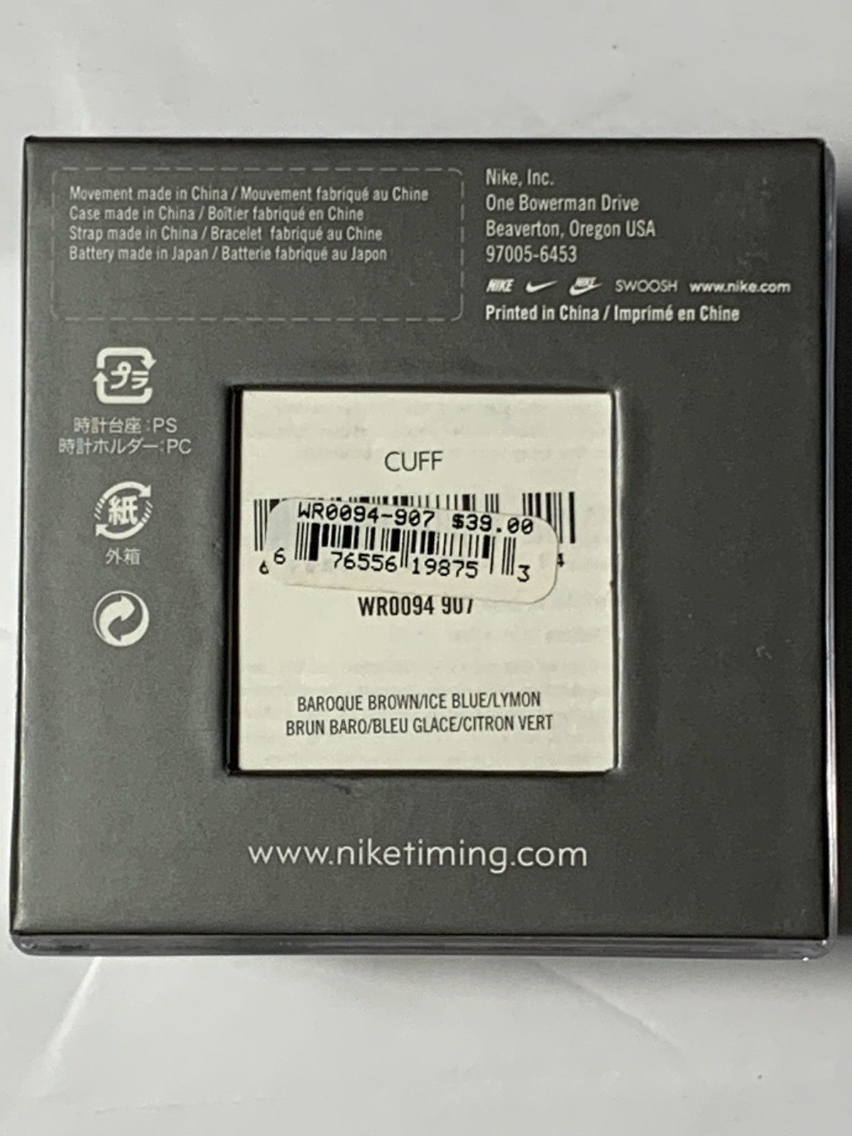 Nike Nike Cuff Watch WR0094 907 Size ONE SIZE - 4 Thumbnail