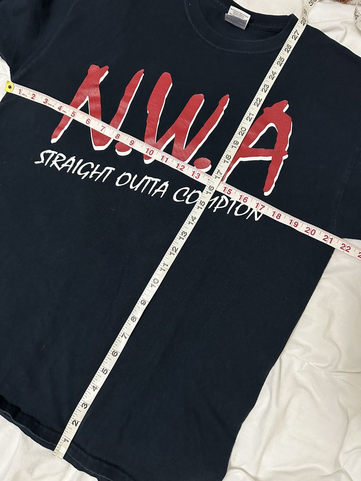 Band Tees × Rap Tees × Vintage NWA Straight Outta Compton Y2K early 00s vintage t-shirt Size US L / EU 52-54 / 3 - 4 Thumbnail