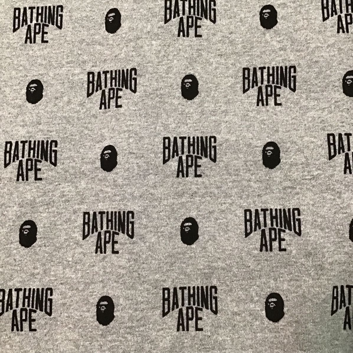 Bape BAPE Monogram BAPE logo full zip hoodie gray Size US M / EU 48-50 / 2 - 5 Thumbnail