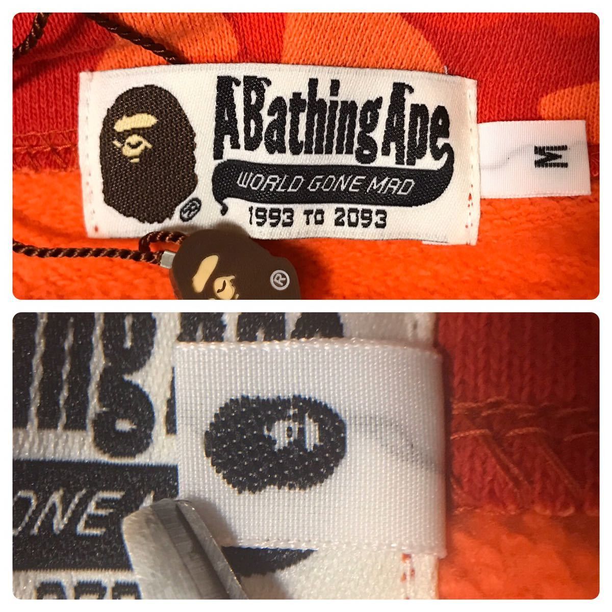 Bape 2011 Seoul city camo Shark full zip Hoodie red camo Size US M / EU 48-50 / 2 - 7 Thumbnail