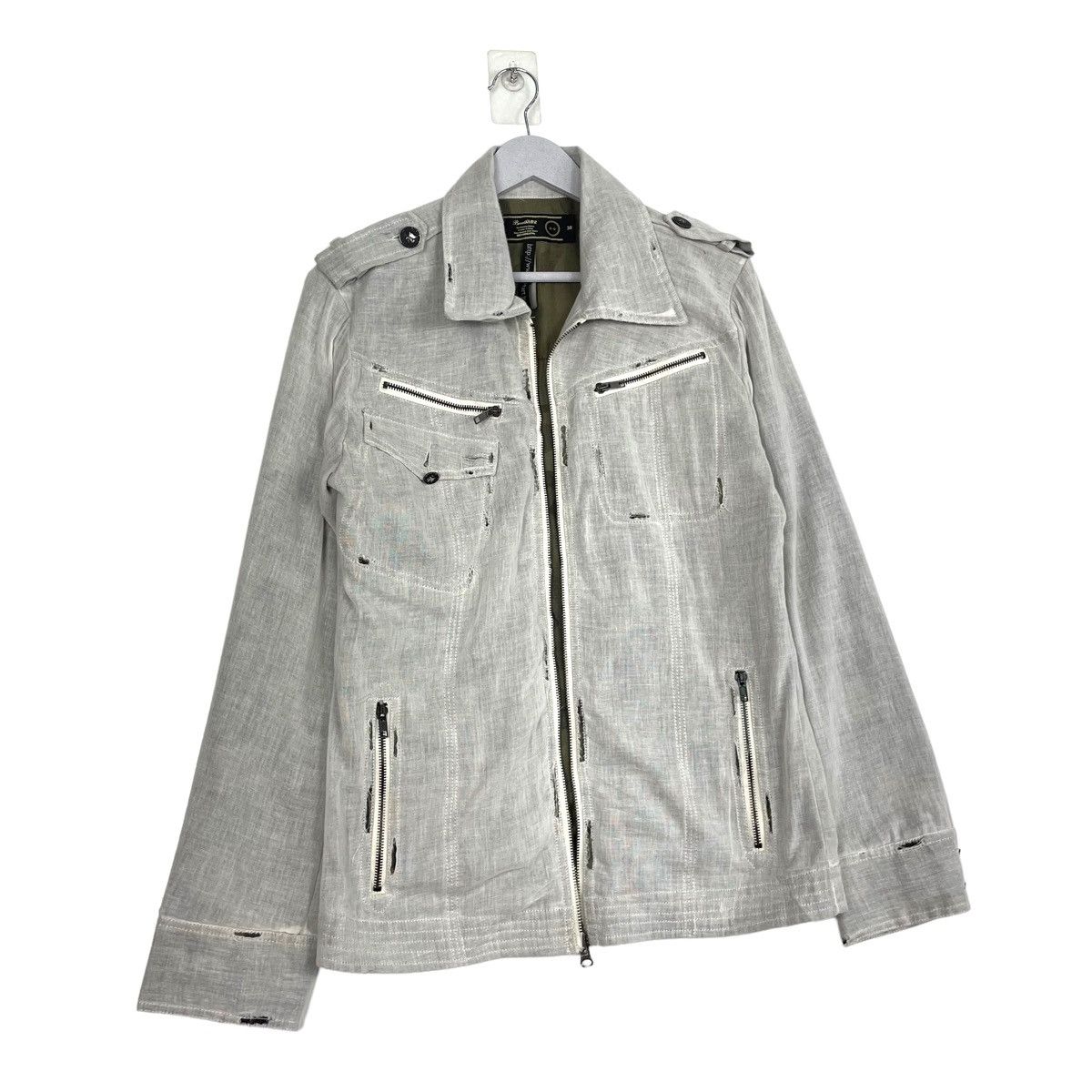 Japanese Brand 💥BRTHBREATH BY NUMBERNINE BIKER JACKET Size US M / EU 48-50 / 2 - 3 Thumbnail