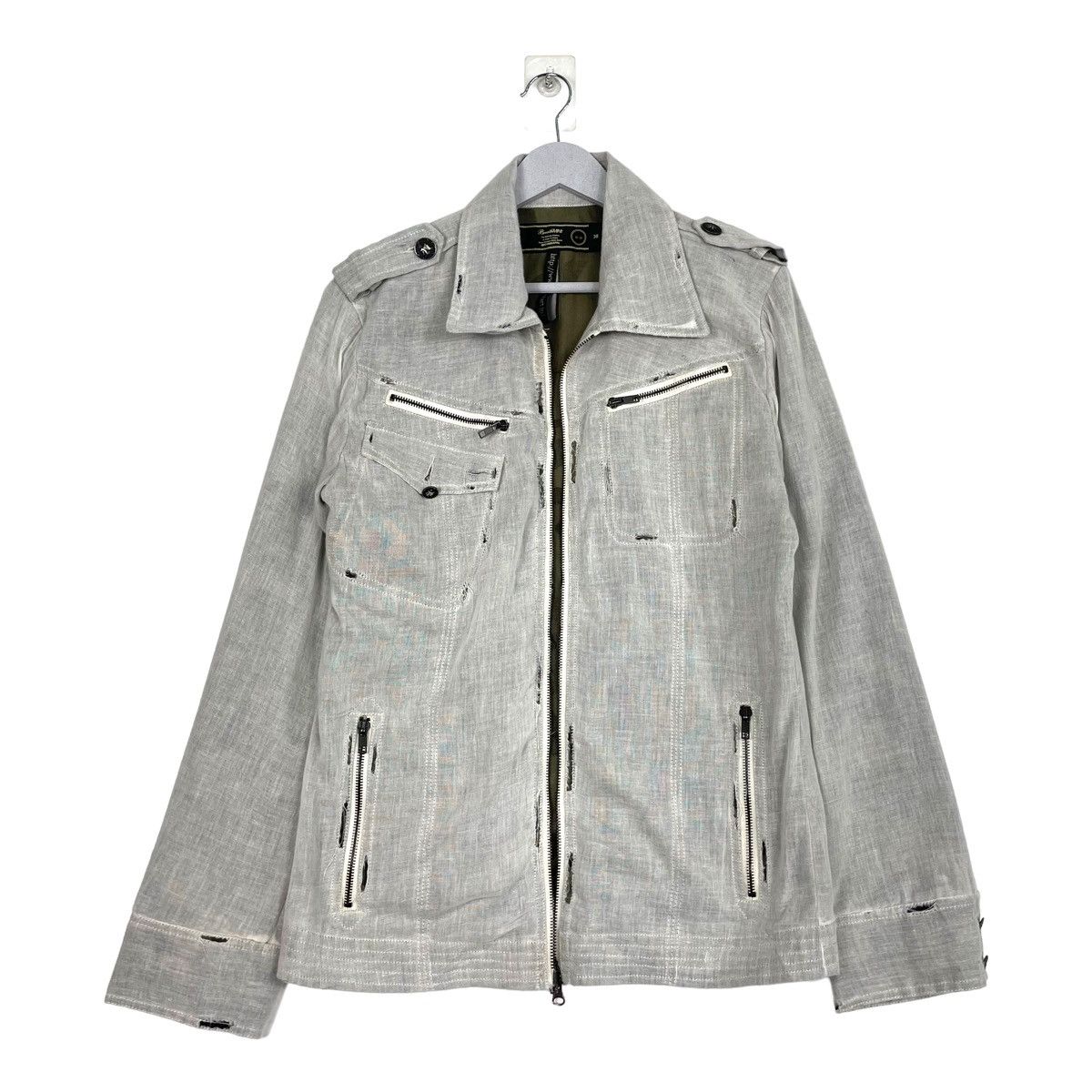 Japanese Brand 💥BRTHBREATH BY NUMBERNINE BIKER JACKET Size US M / EU 48-50 / 2 - 1 Thumbnail