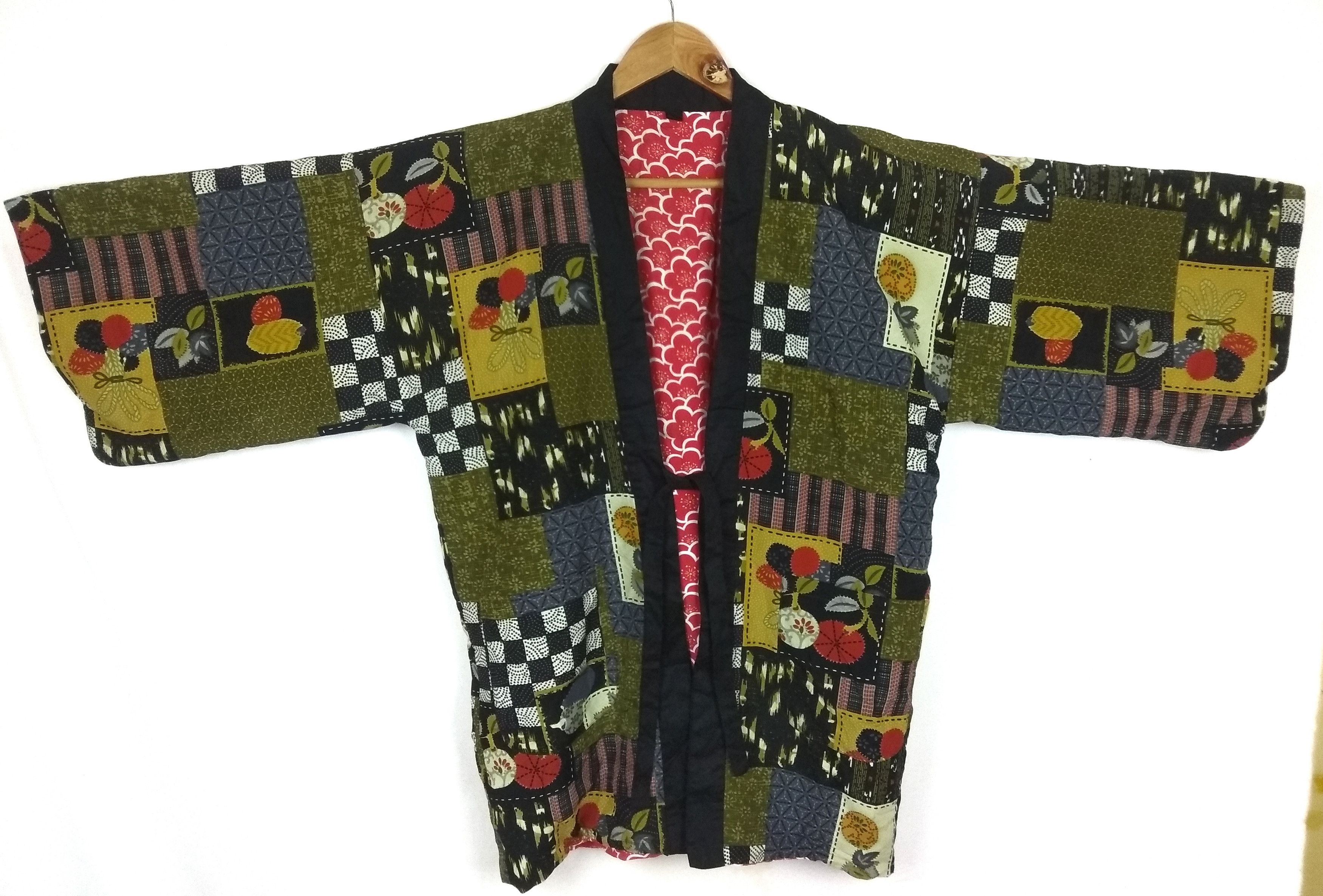 Vintage Vintage Japanese Traditional full print patchwork Kimono Size US M / EU 48-50 / 2 - 1 Thumbnail