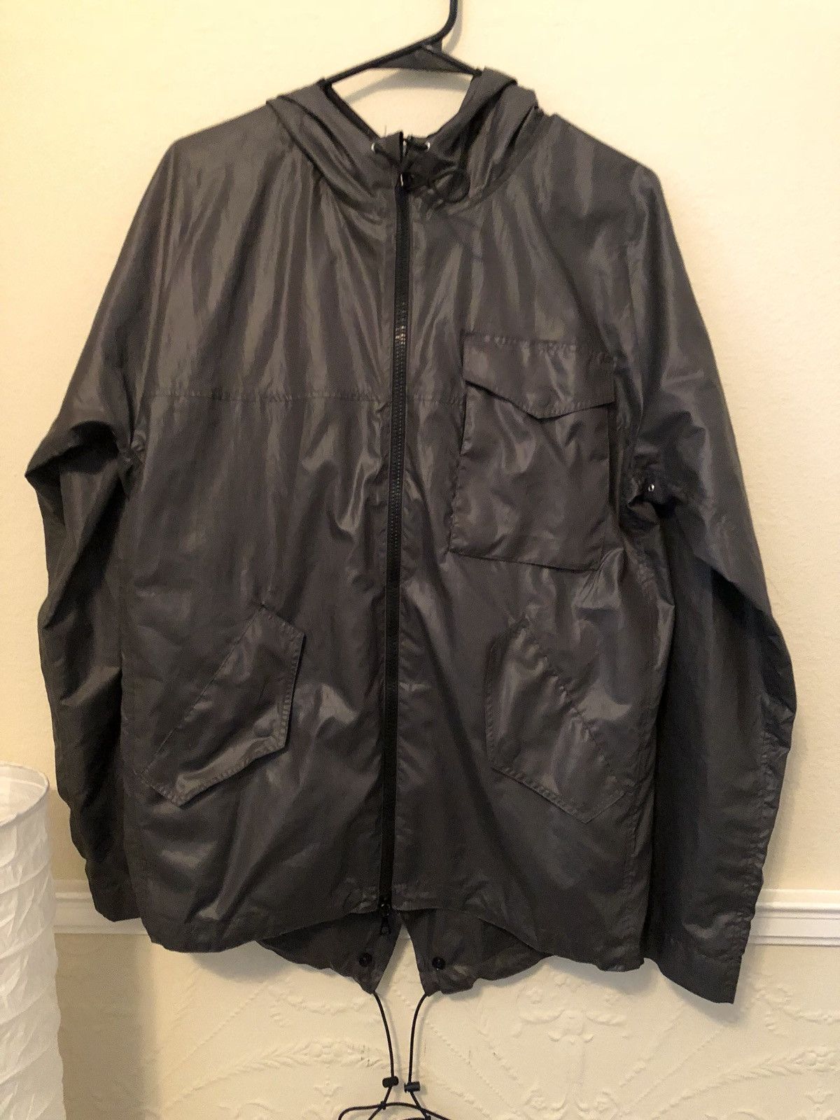 John Elliott Grey Fish Tail Rain Parka Size US M / EU 48-50 / 2 - 3 Thumbnail