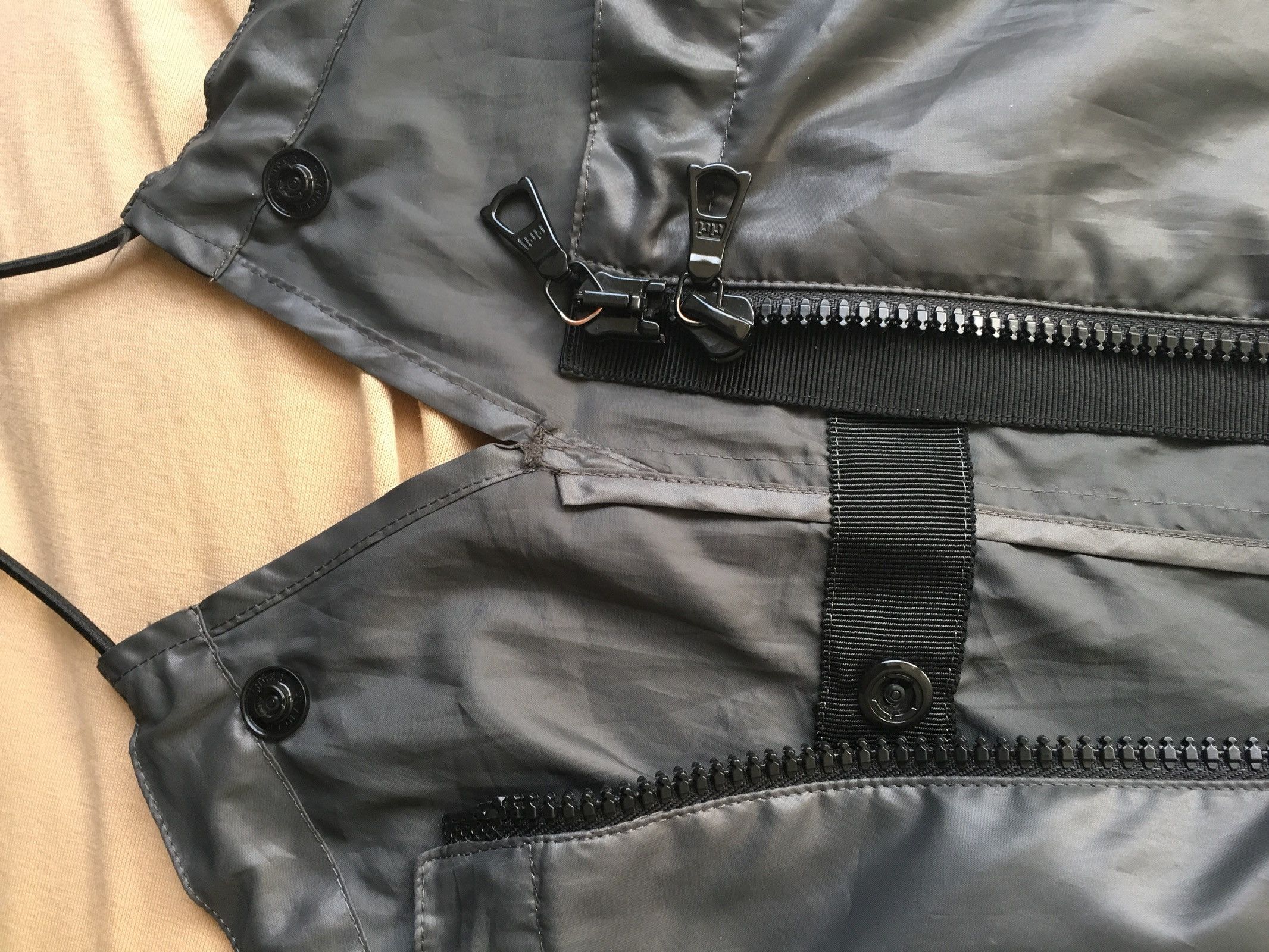 John Elliott Grey Fish Tail Rain Parka Size US M / EU 48-50 / 2 - 8 Thumbnail