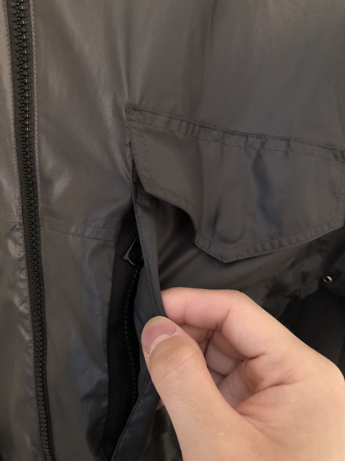 John Elliott Grey Fish Tail Rain Parka Size US M / EU 48-50 / 2 - 5 Thumbnail