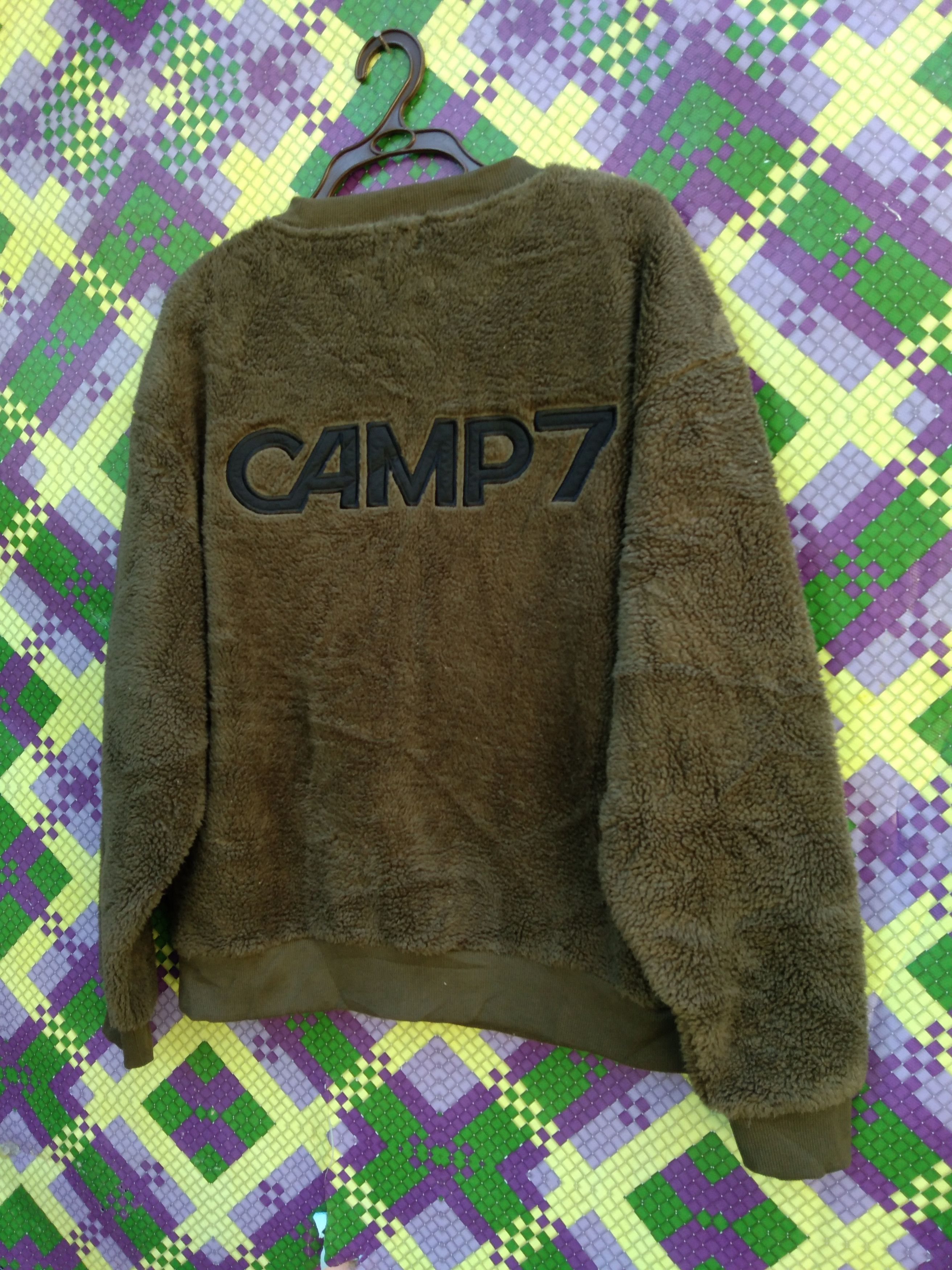 Japanese Brand CAMP 7 FLUFFY YARN LINED FLEECE SWEATSHIRT Size US M / EU 48-50 / 2 - 2 Thumbnail