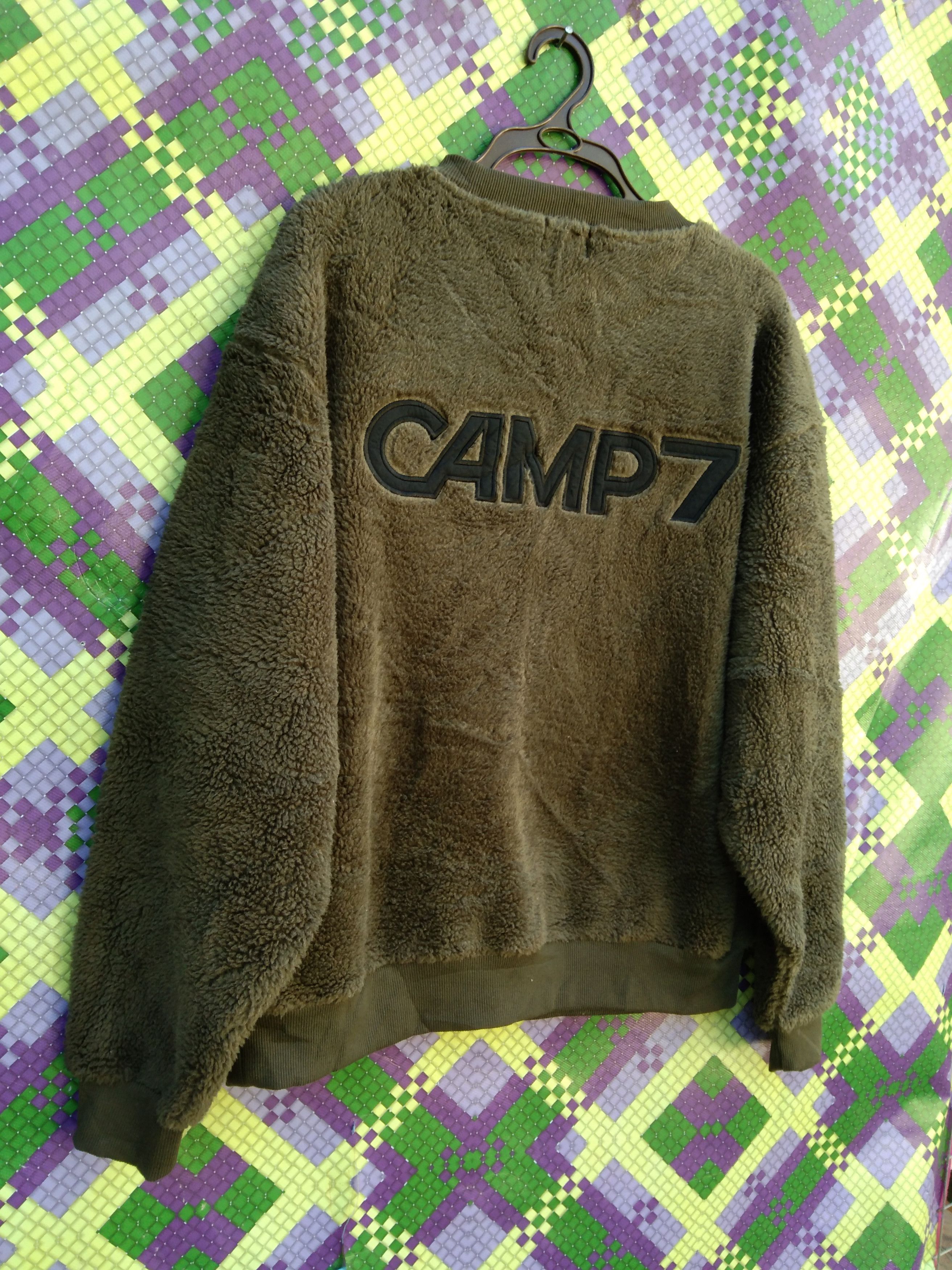 Japanese Brand CAMP 7 FLUFFY YARN LINED FLEECE SWEATSHIRT Size US M / EU 48-50 / 2 - 3 Thumbnail