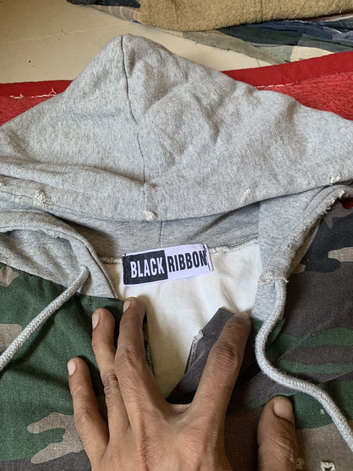 Japanese Brand × Seditionaries NWA DISTRESSED CAMO HOODIE RARE DESIGN Size US XL / EU 56 / 4 - 10 Thumbnail