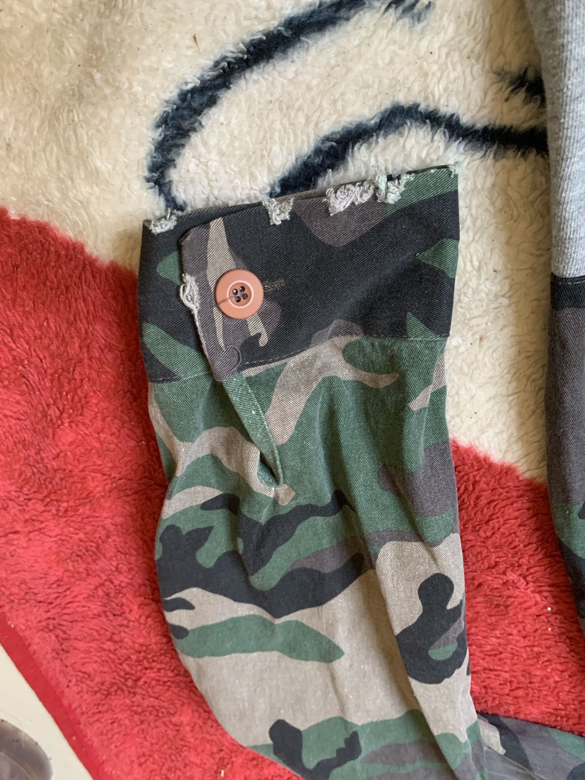 Japanese Brand × Seditionaries NWA DISTRESSED CAMO HOODIE RARE DESIGN Size US XL / EU 56 / 4 - 6 Thumbnail