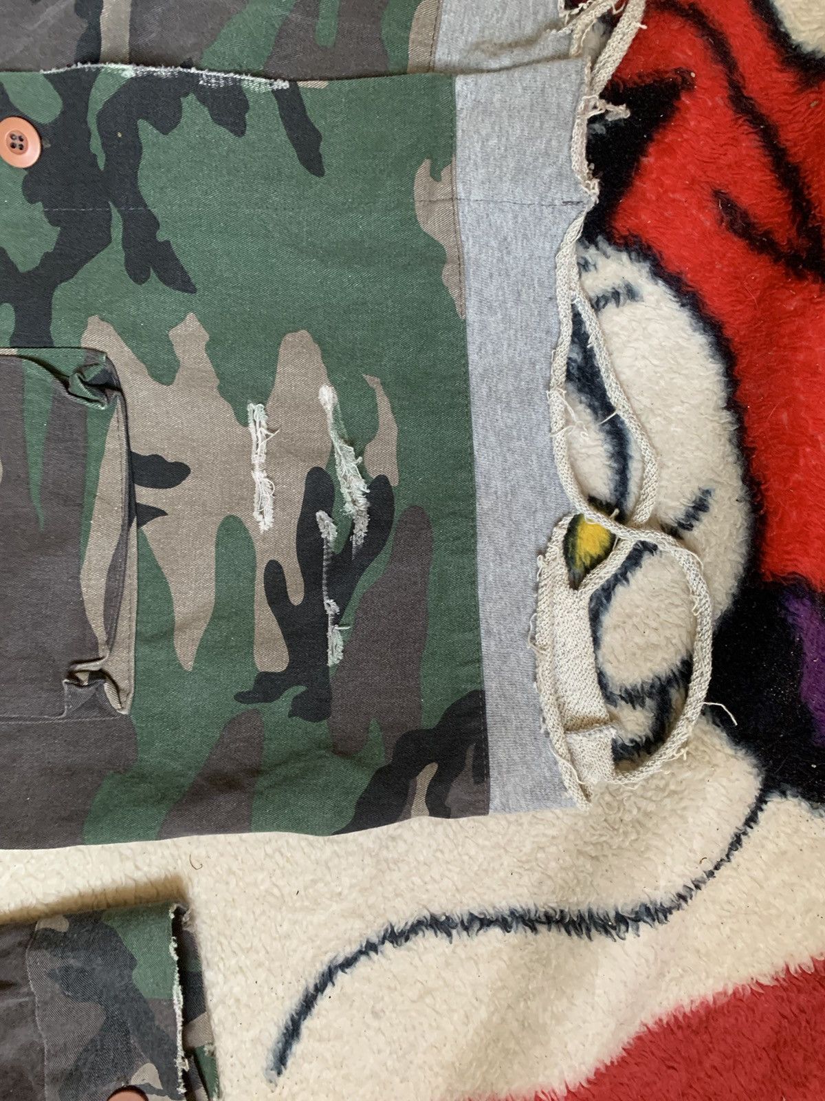 Japanese Brand × Seditionaries NWA DISTRESSED CAMO HOODIE RARE DESIGN Size US XL / EU 56 / 4 - 4 Thumbnail