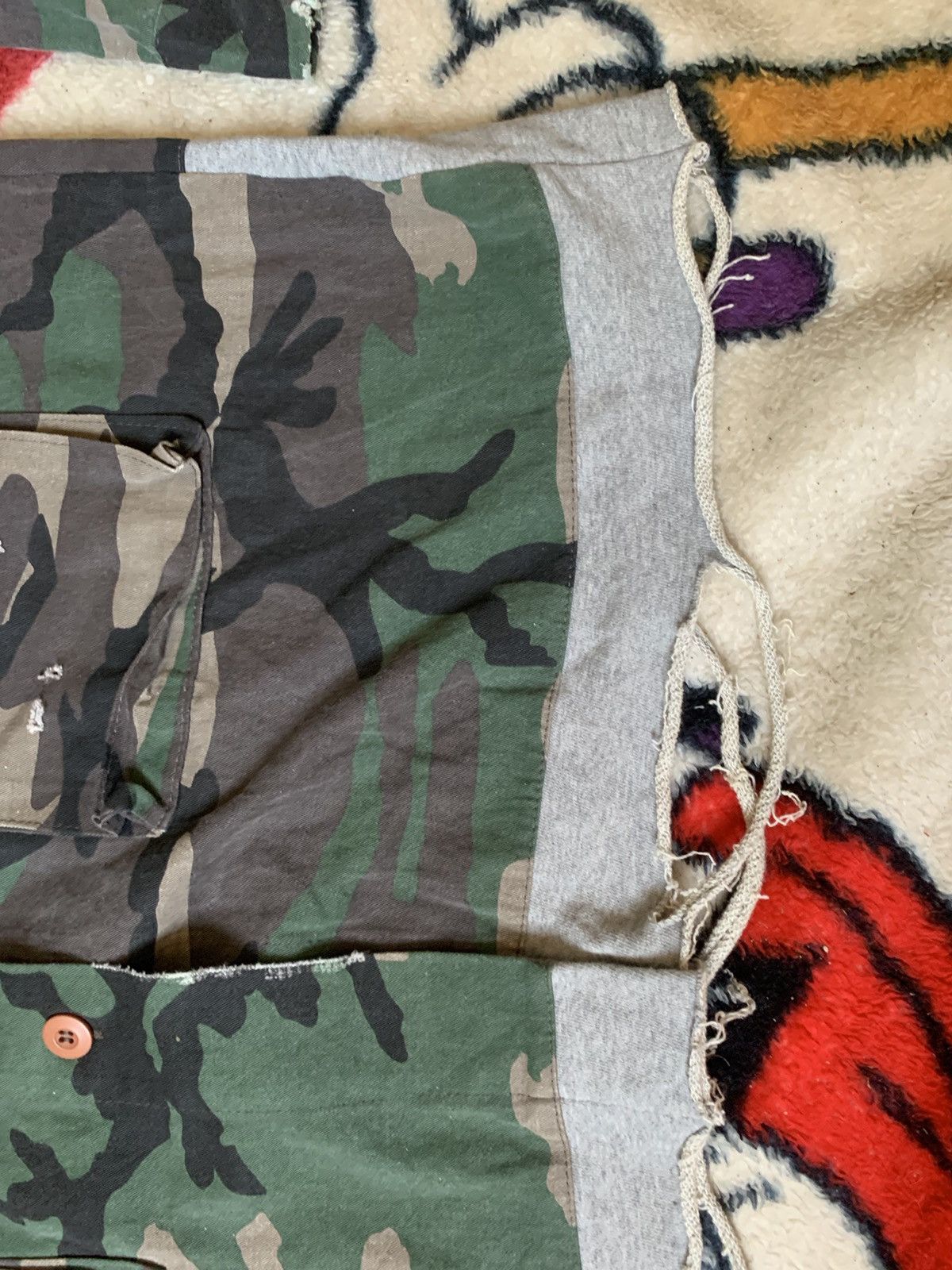 Japanese Brand × Seditionaries NWA DISTRESSED CAMO HOODIE RARE DESIGN Size US XL / EU 56 / 4 - 5 Thumbnail