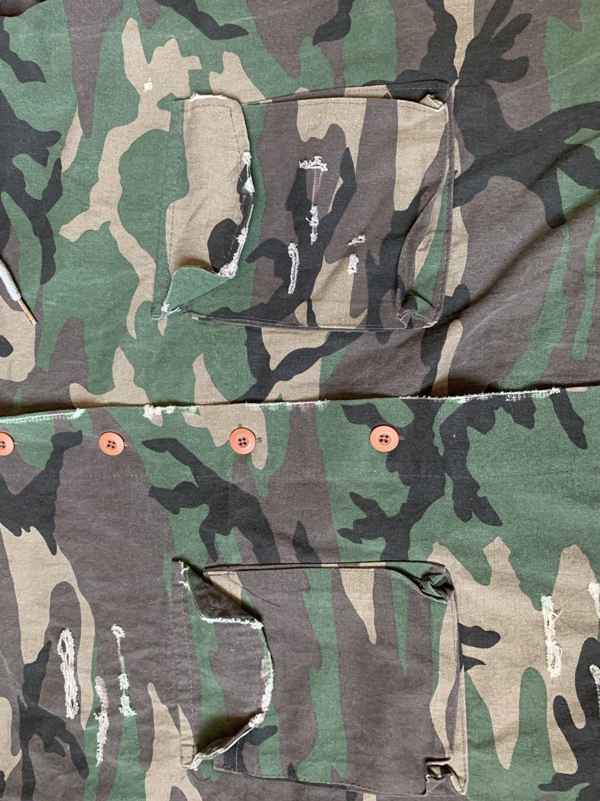 Japanese Brand × Seditionaries NWA DISTRESSED CAMO HOODIE RARE DESIGN Size US XL / EU 56 / 4 - 3 Thumbnail