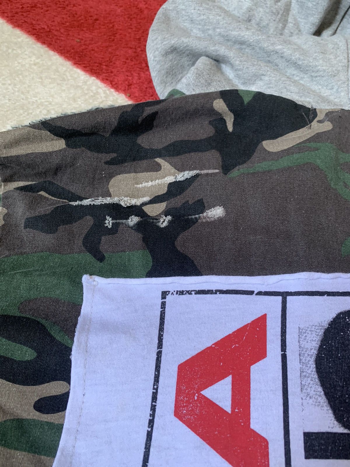 Japanese Brand × Seditionaries NWA DISTRESSED CAMO HOODIE RARE DESIGN Size US XL / EU 56 / 4 - 15 Thumbnail