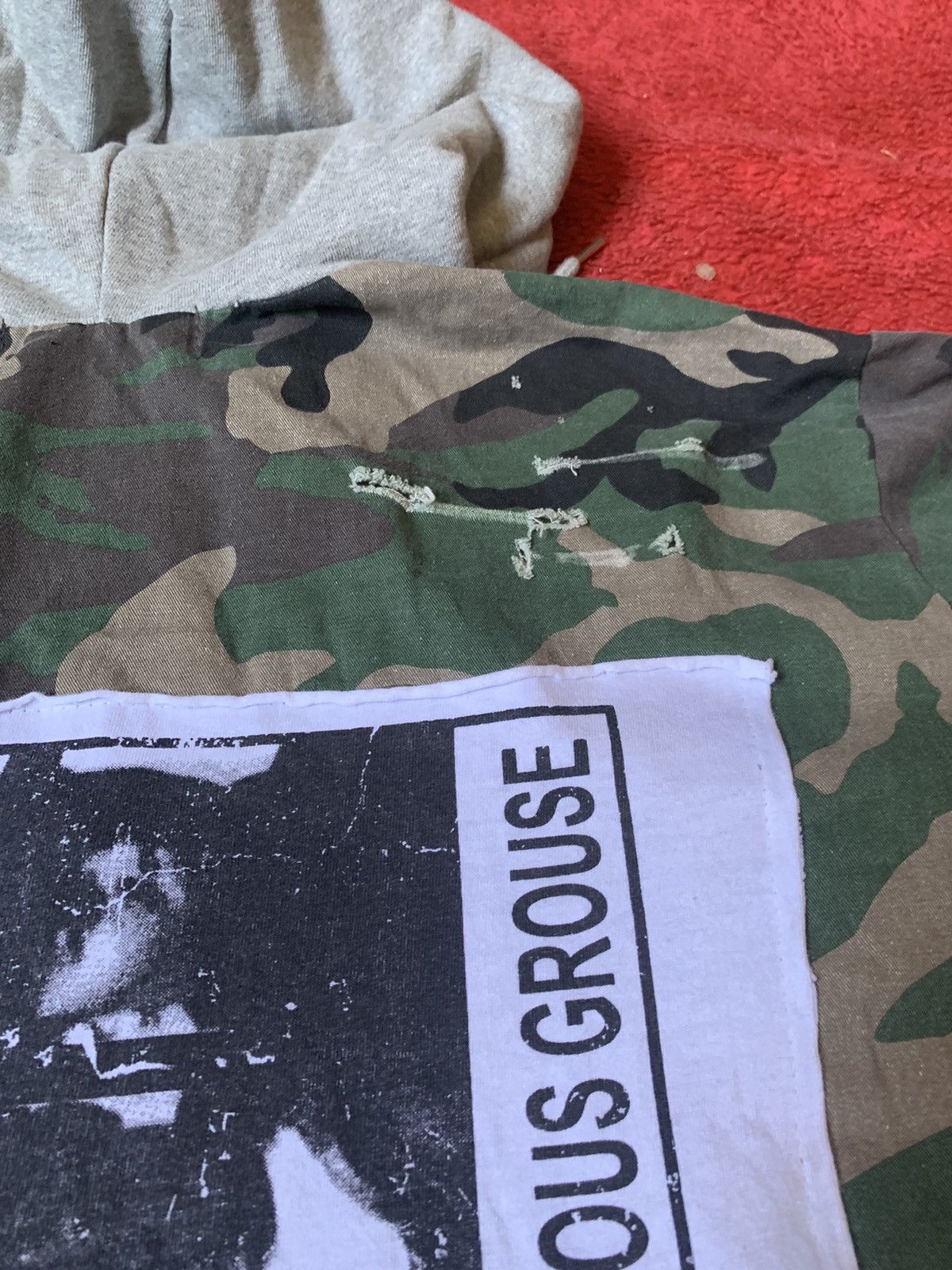 Japanese Brand × Seditionaries NWA DISTRESSED CAMO HOODIE RARE DESIGN Size US XL / EU 56 / 4 - 14 Thumbnail