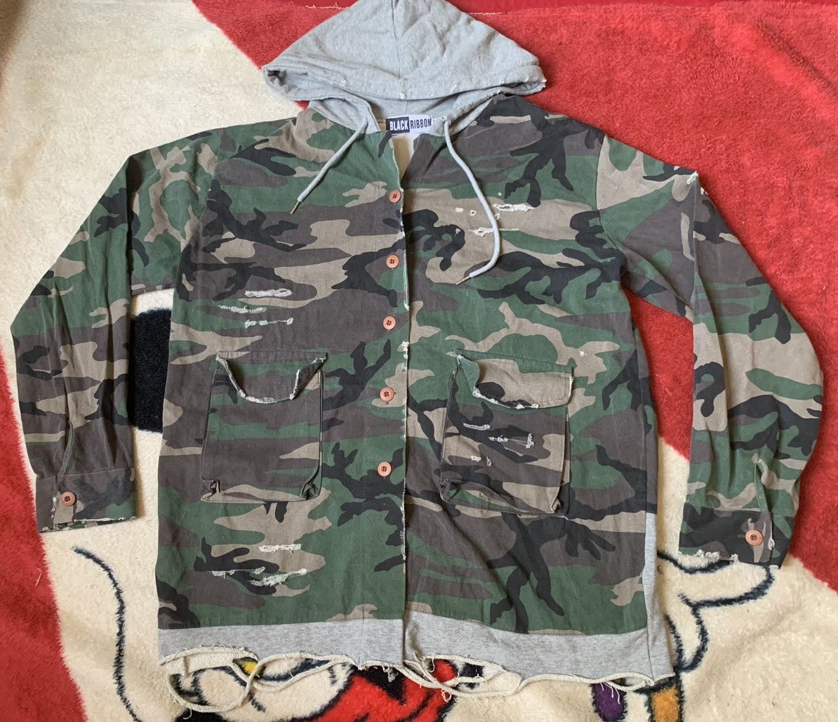 Japanese Brand × Seditionaries NWA DISTRESSED CAMO HOODIE RARE DESIGN Size US XL / EU 56 / 4 - 2 Thumbnail