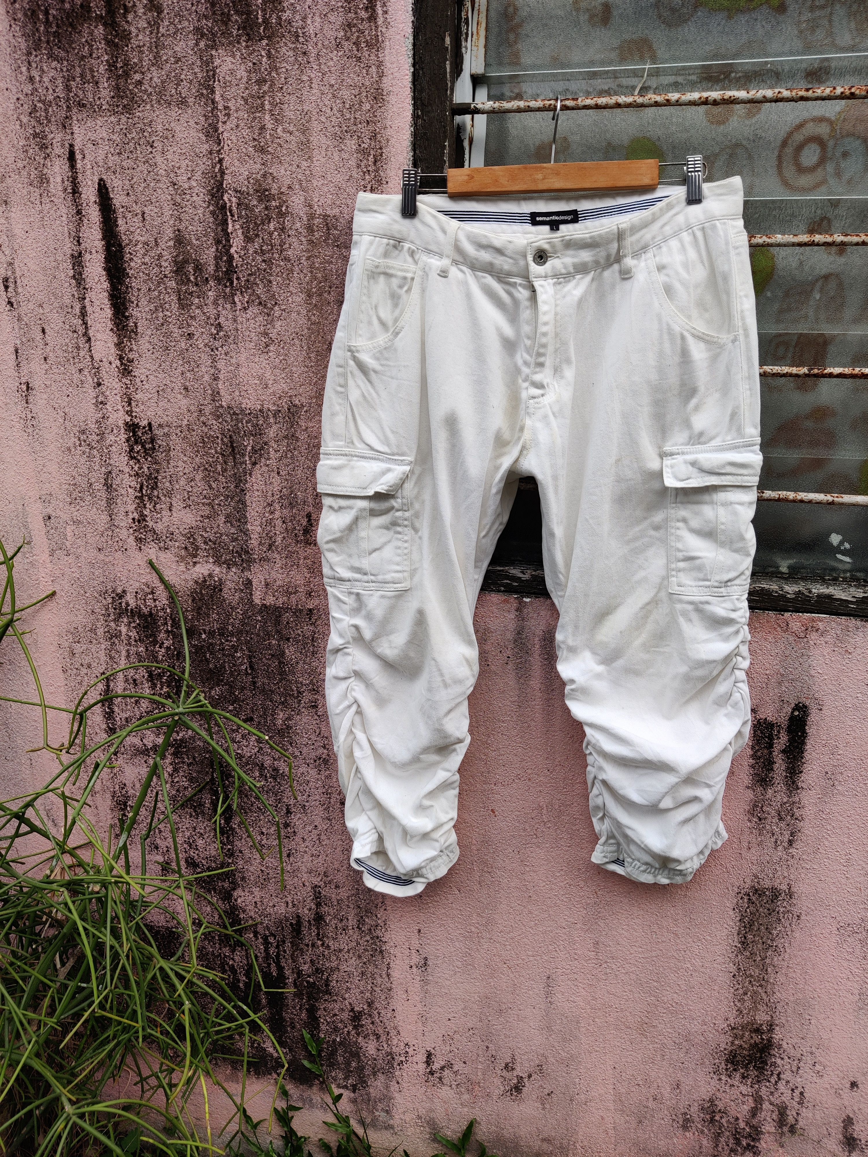 🔥Offer🔥 Vintage Semantic Design Punk Bondage Cargo Pants