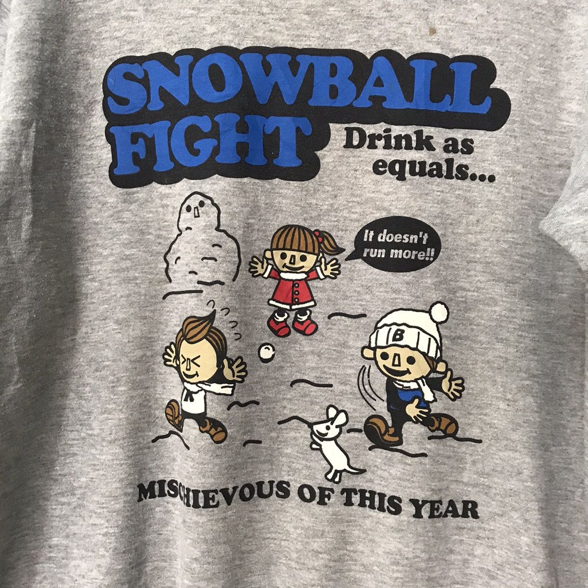 Cartoon Network Mischievous snowball fight sweatshirt Size US L / EU 52-54 / 3 - 7 Thumbnail