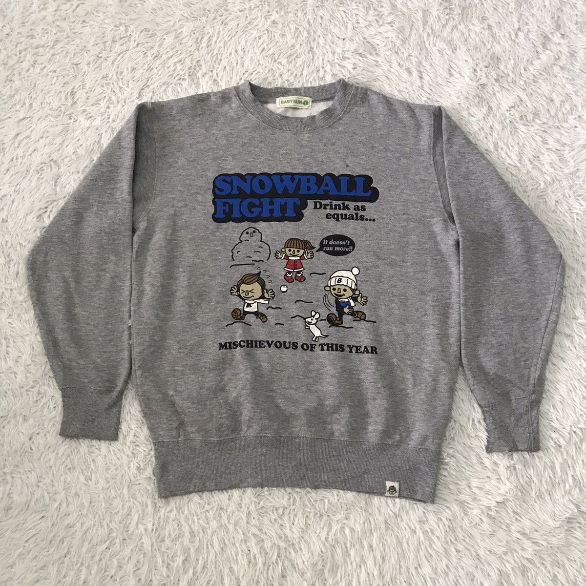 Cartoon Network Mischievous snowball fight sweatshirt Size US L / EU 52-54 / 3 - 19 Thumbnail