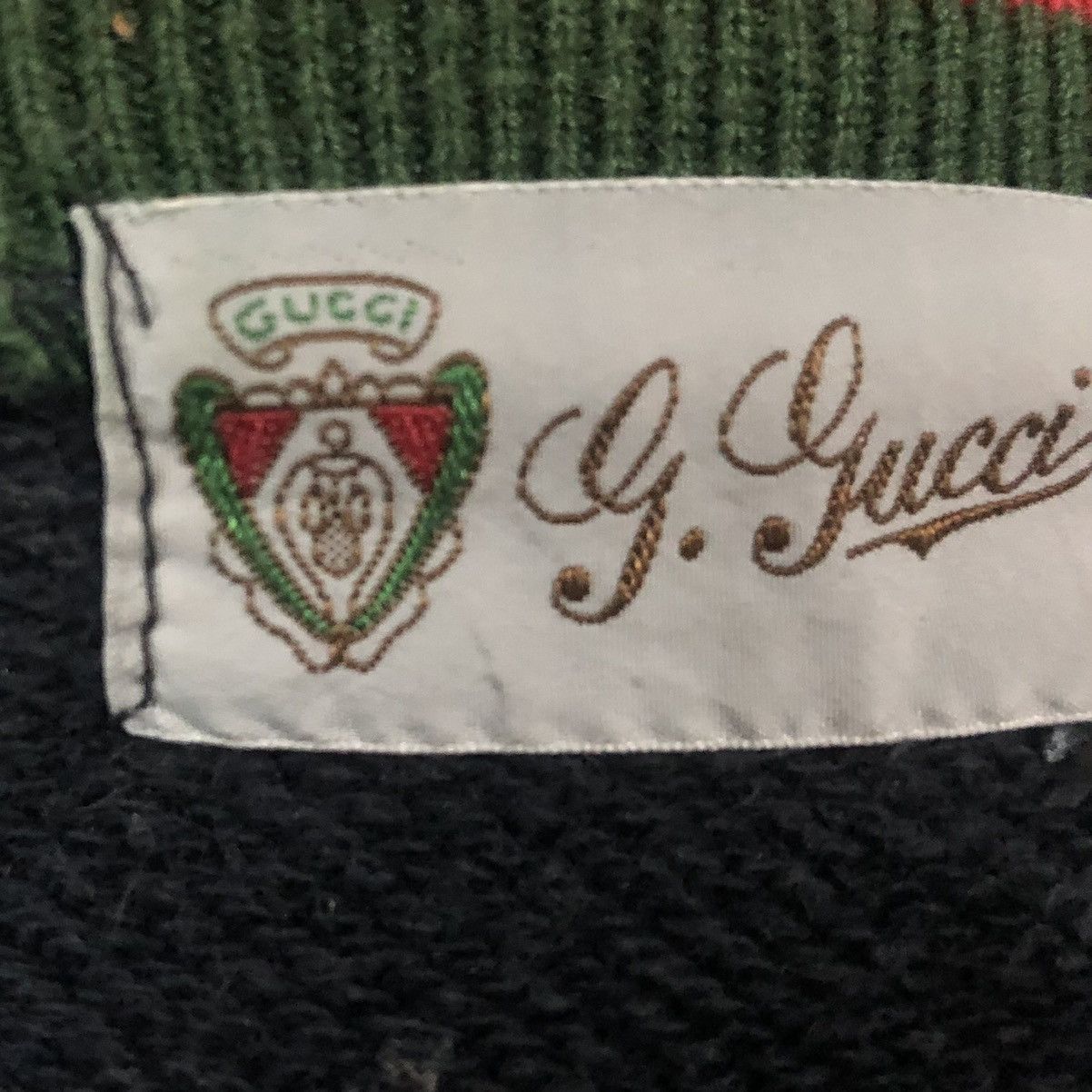 Gucci Vintage Gucci Sweatshirt Embroidery Gucci Logo Size US S / EU 44-46 / 1 - 11 Thumbnail