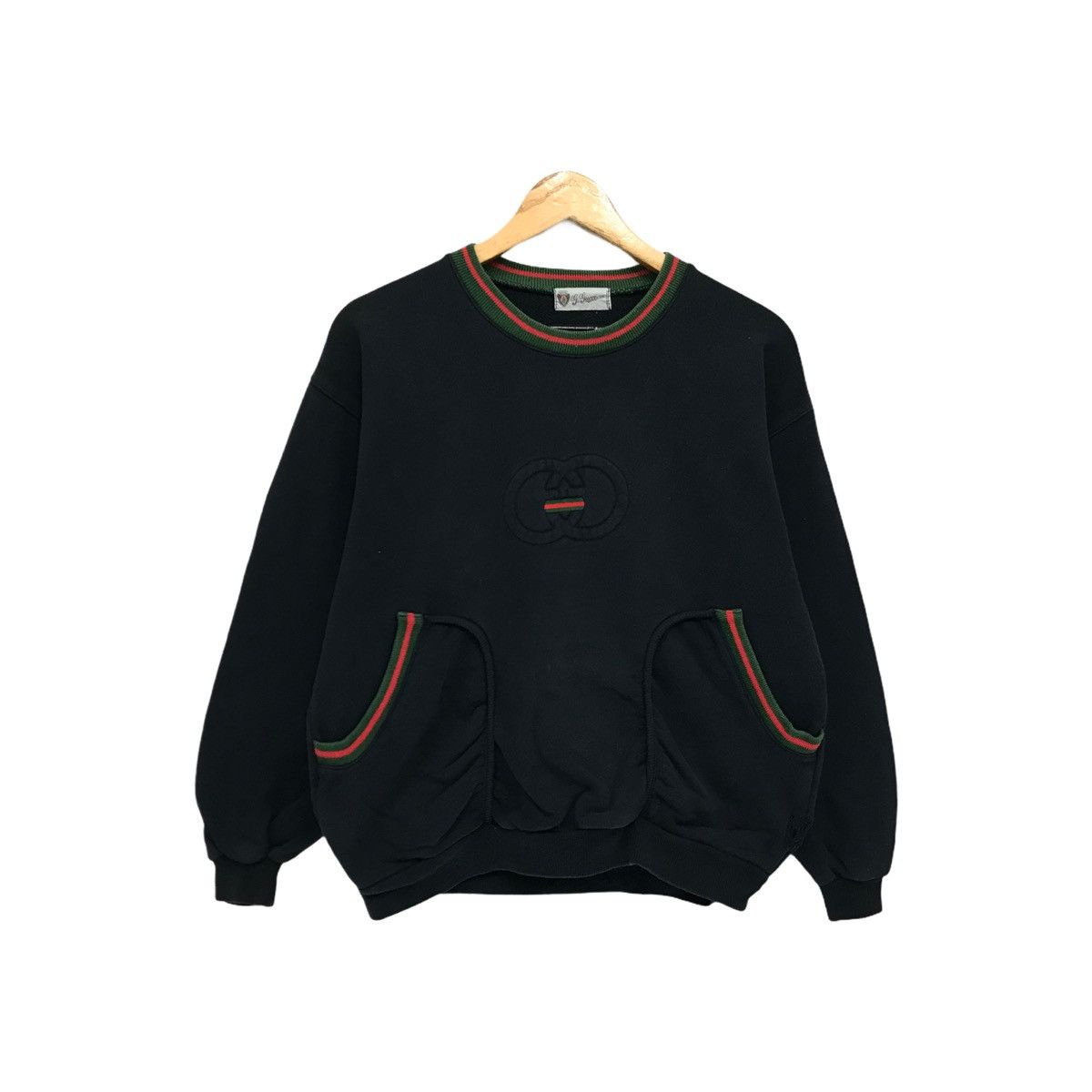 Gucci Vintage Gucci Sweatshirt Embroidery Gucci Logo Size US S / EU 44-46 / 1 - 2 Thumbnail