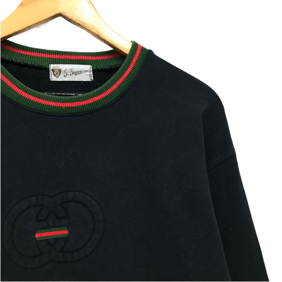 Gucci Vintage Gucci Sweatshirt Embroidery Gucci Logo Size US S / EU 44-46 / 1 - 5 Thumbnail