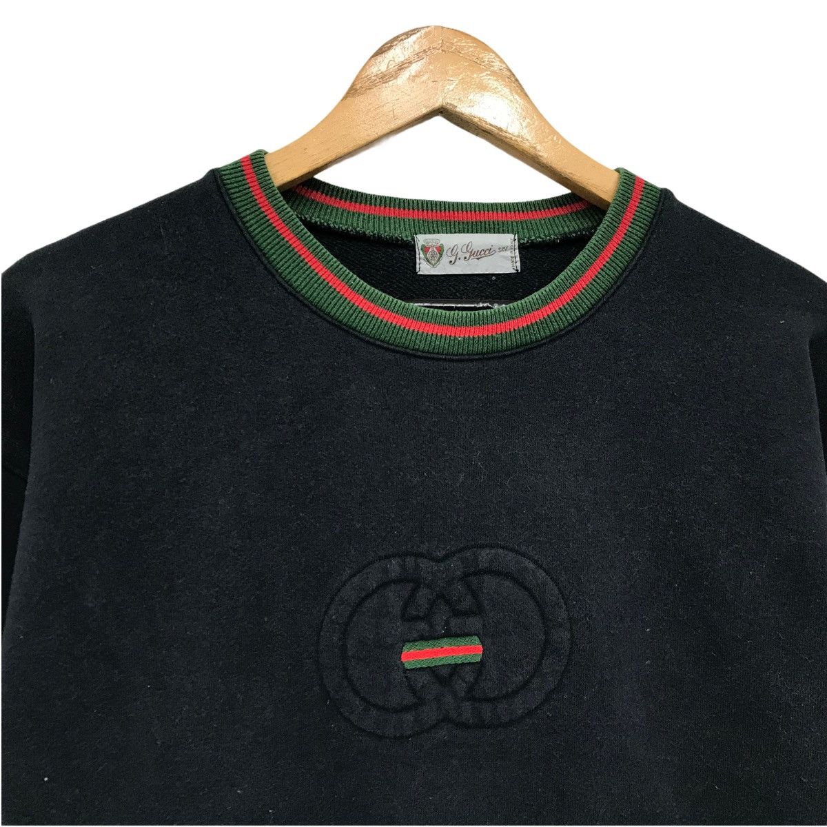 Gucci Vintage Gucci Sweatshirt Embroidery Gucci Logo Size US S / EU 44-46 / 1 - 4 Thumbnail