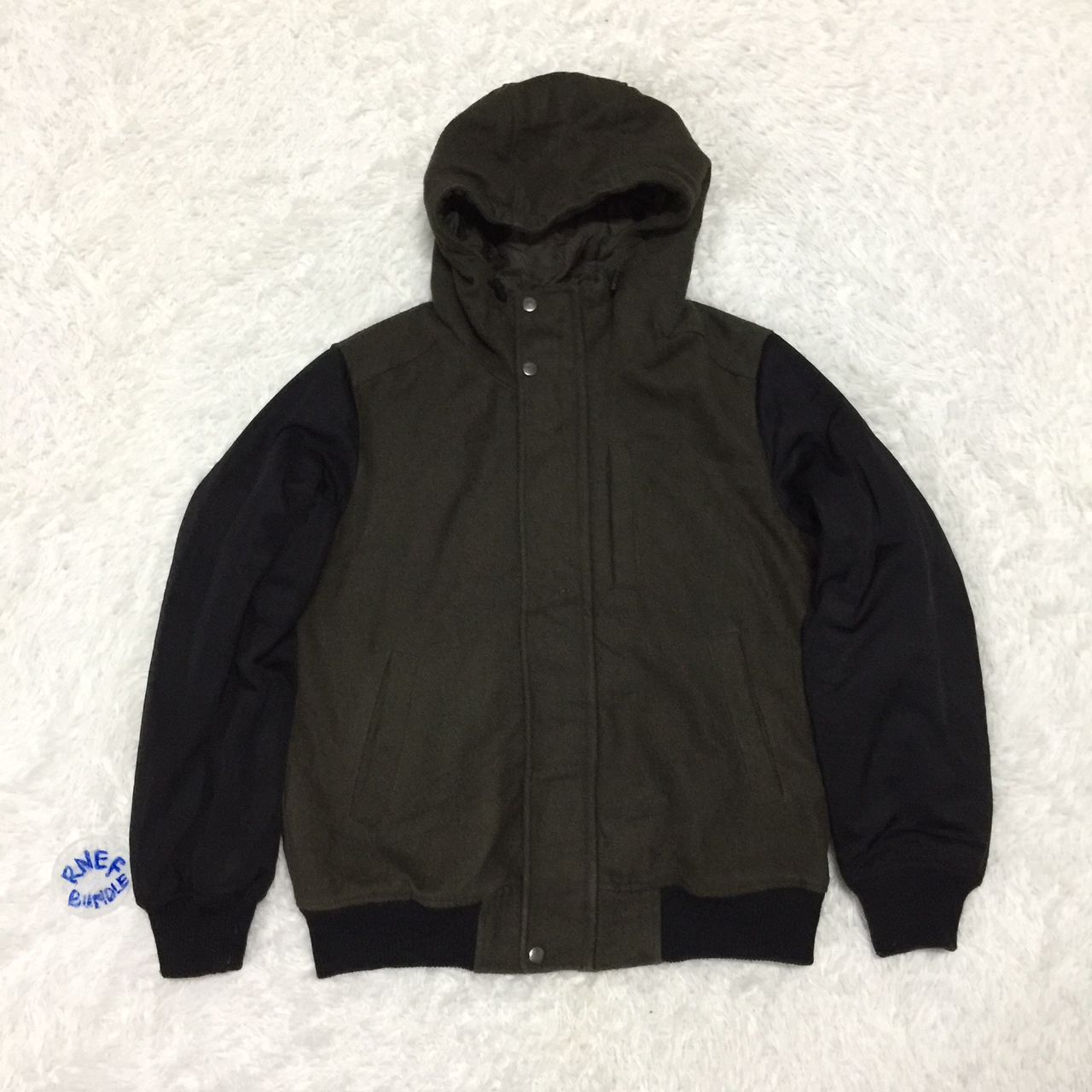 Designer × Japanese Brand × Michel Klein A.V.V Homme Quilted Two Tones Hoodies Jacket Size US M / EU 48-50 / 2 - 1 Thumbnail