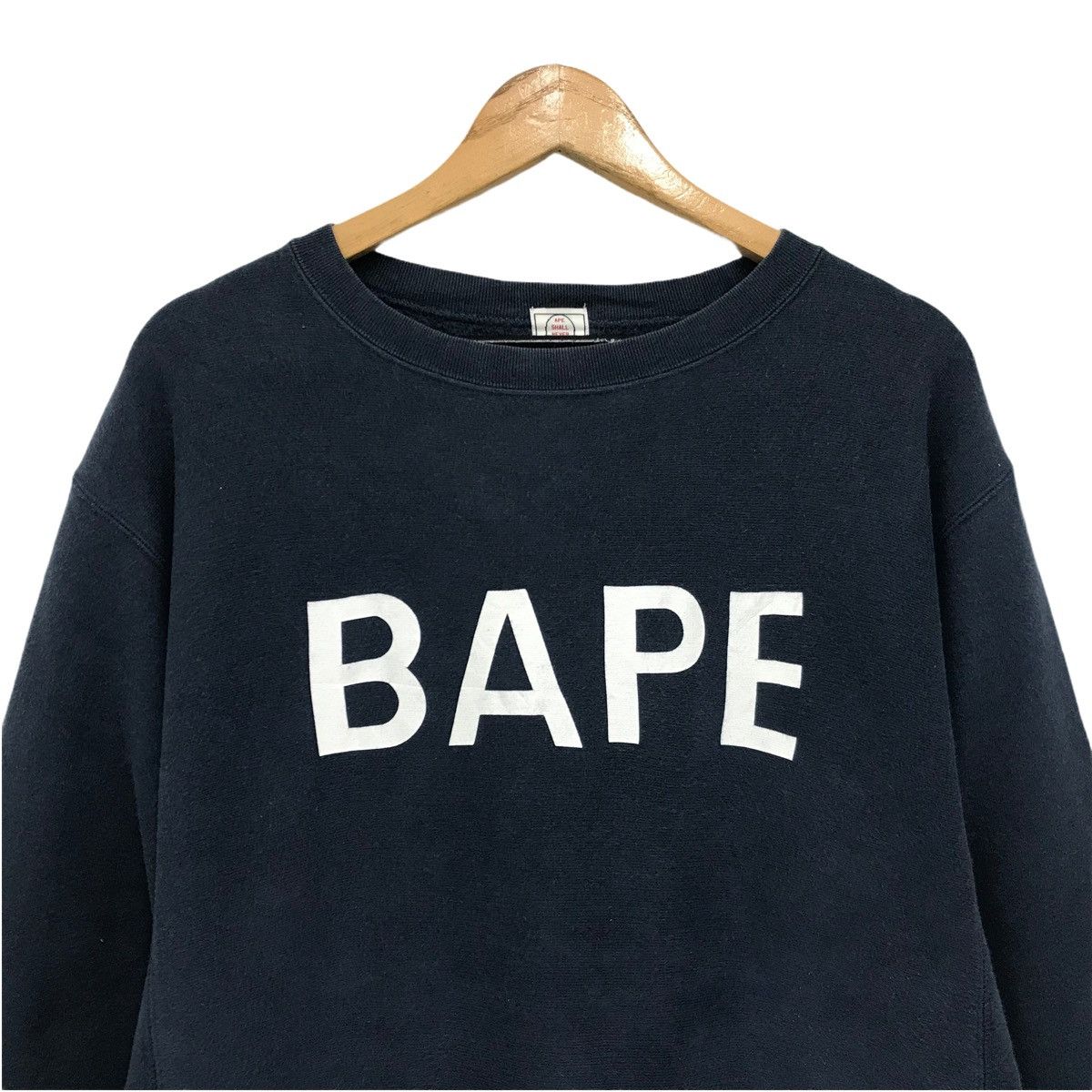 Bape Vintage A Bathing Ape Sweatshirt BigLogo Spellout BAPE Size US M / EU 48-50 / 2 - 3 Thumbnail